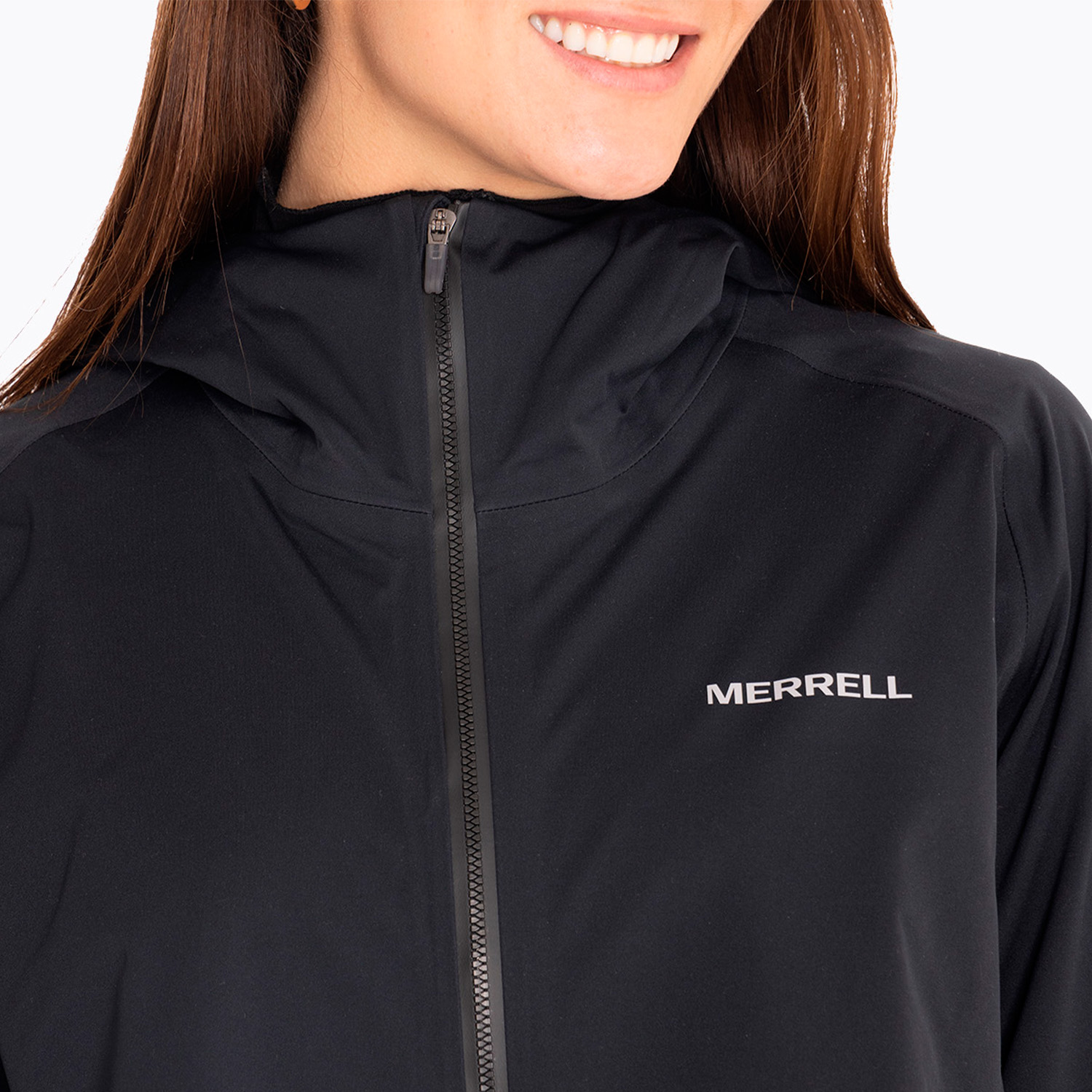 IMPERMEABLE MUJER WHISPER RAIN SHELL NEGRO MERRELL - 7