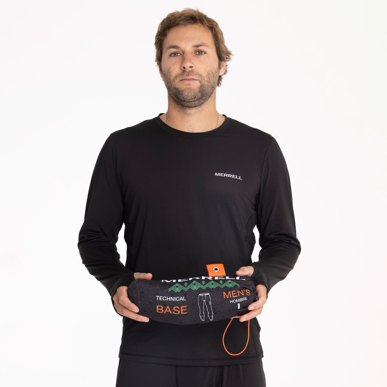 PRIMERA CAPA OUTDOOR HOMBRE MERRELL NEGRO BOTTOM SPORT - 5