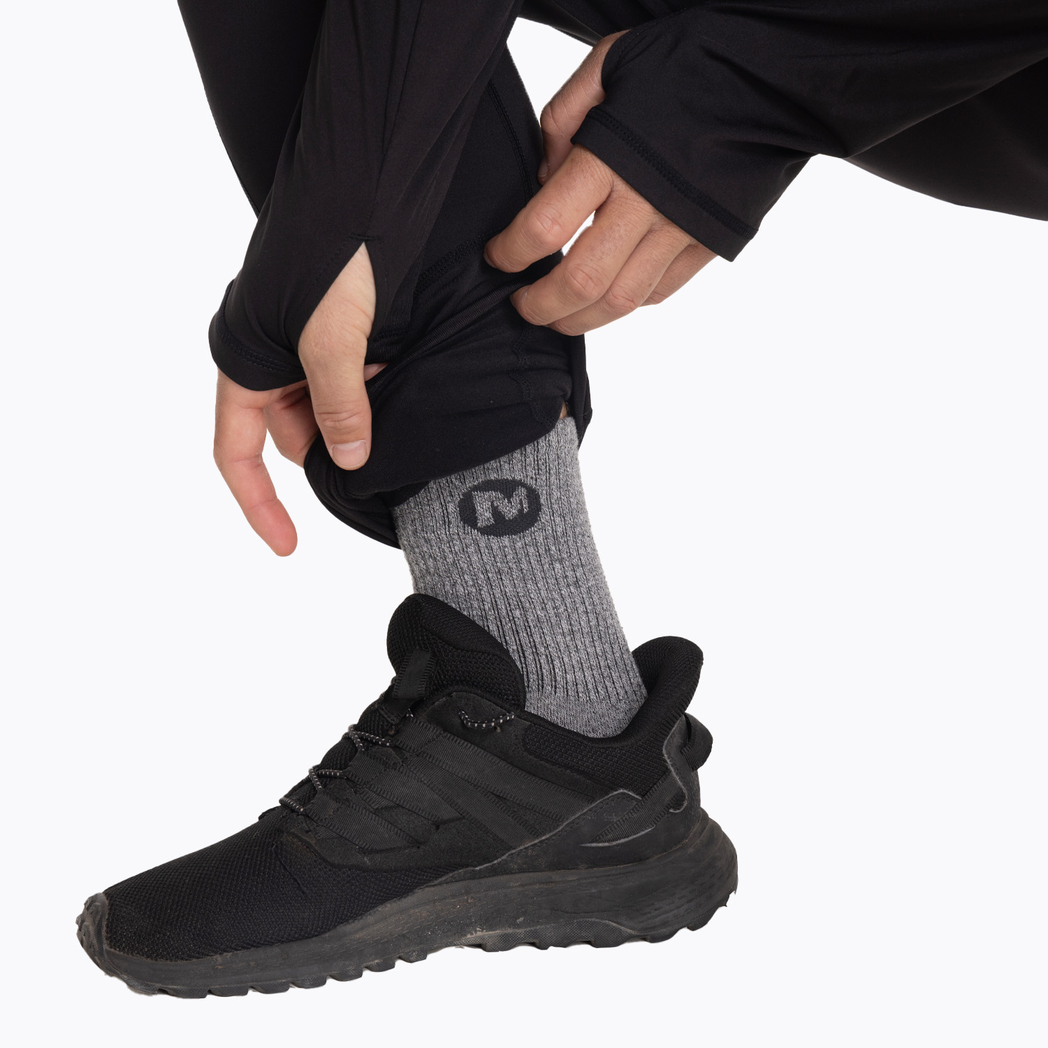 PRIMERA CAPA HOMBRE BOTTOM FLEECE NEGRO MERRELL - 5