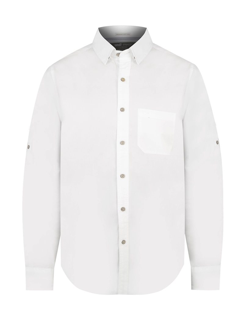 CAMISA ALGODÓN ORGÁNICO HOMBRE GALITON BLANCO ROCKFORD - 1