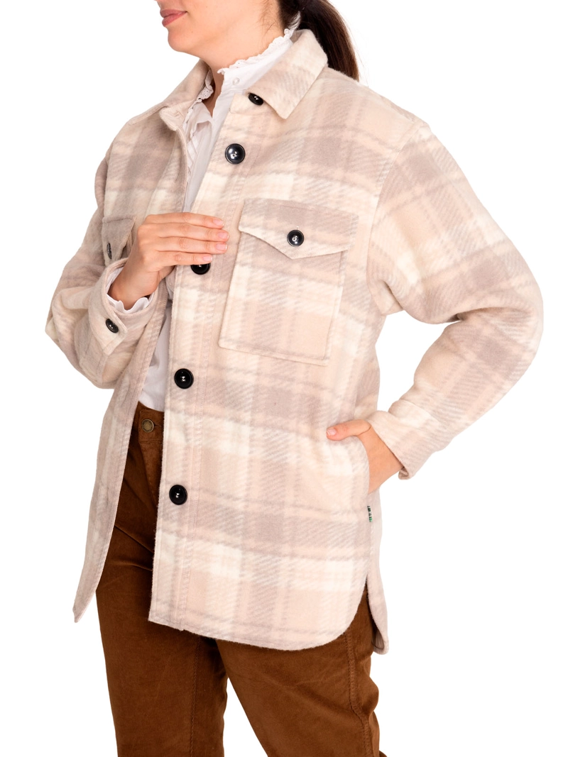 CHAQUETA LANA MUJER BEGONIA BEIGE/CRUDO ROCKFORD - 6