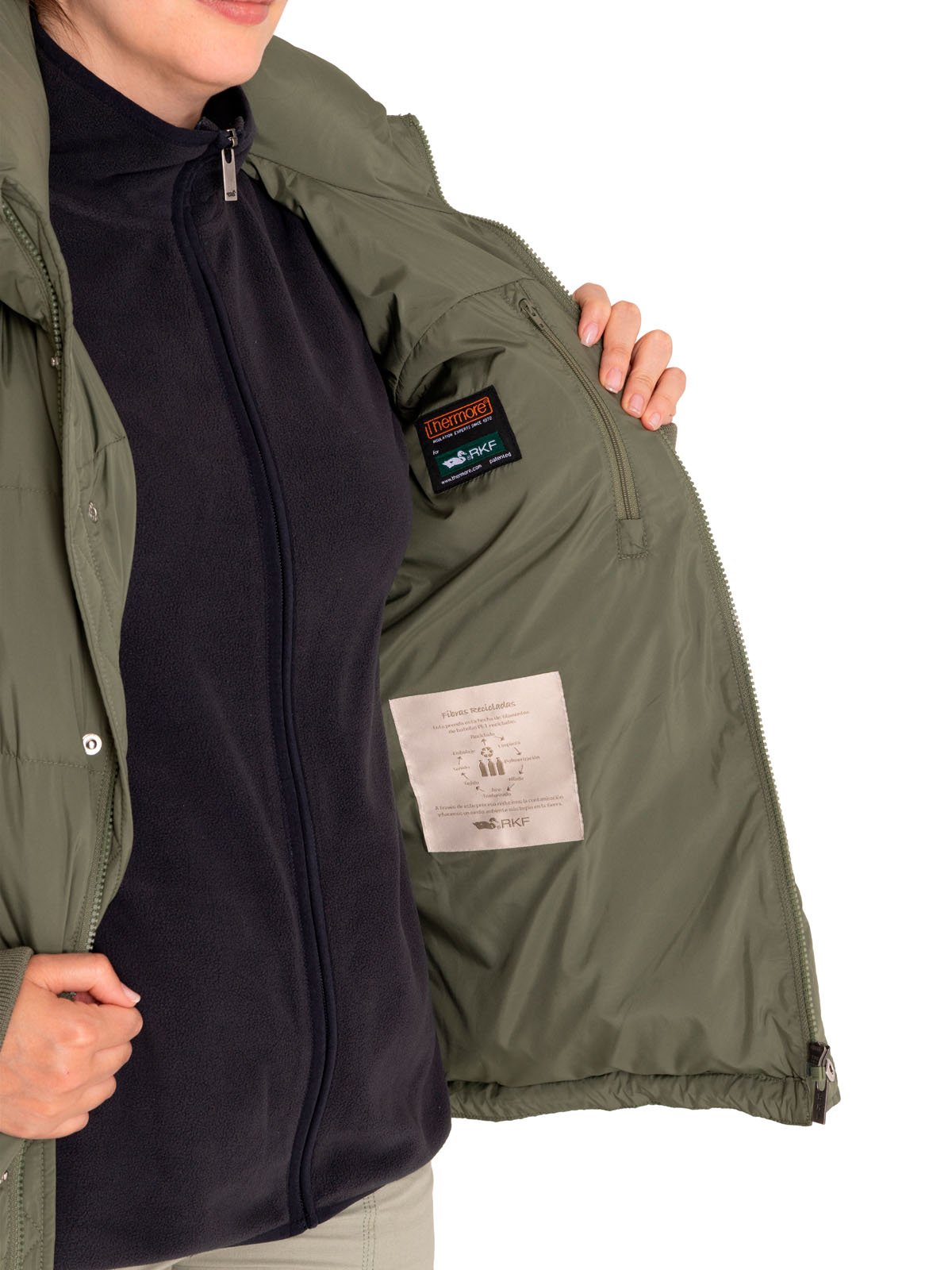 PARKA THERMORE MUJER PIANA VERDE ROCKFORD - 9