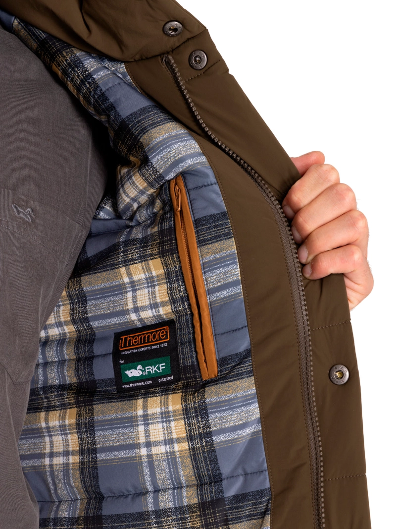 PARKA THERMORE HOMBRE DERBY VERDE ROCKFORD - 9