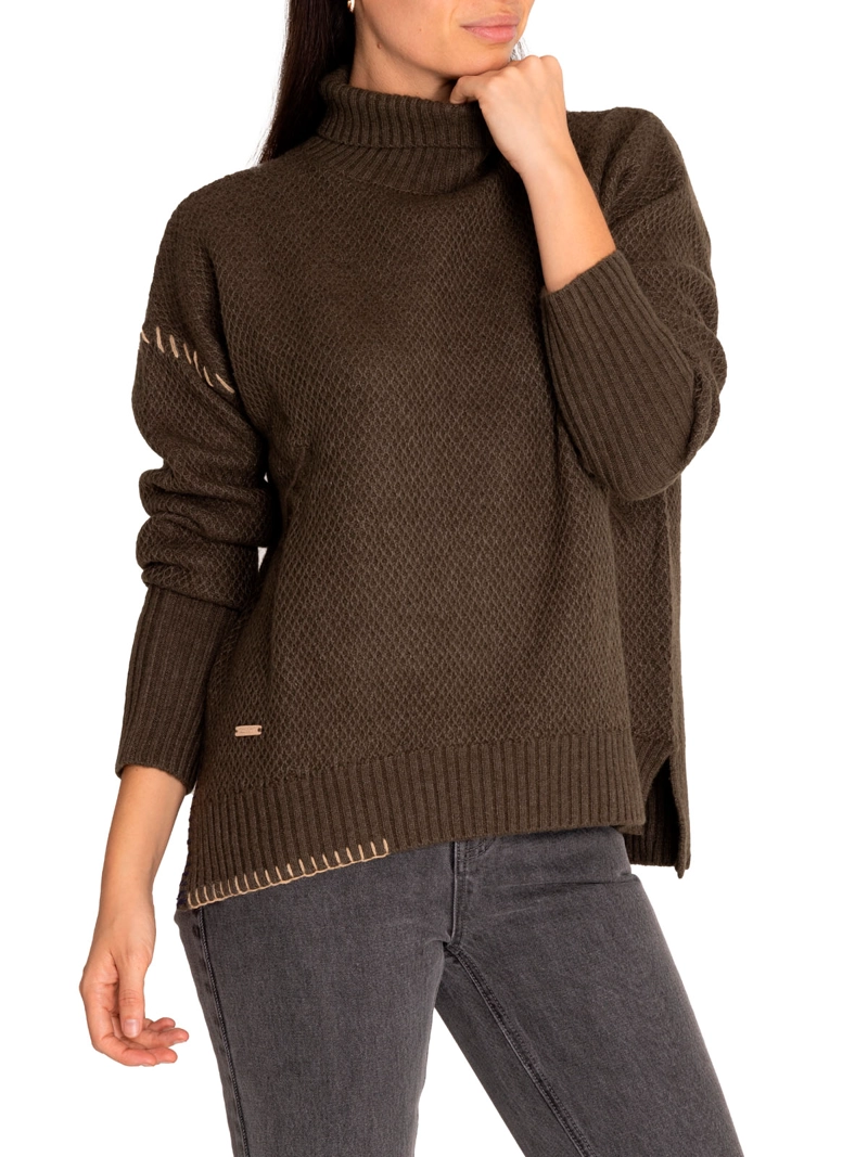 SWEATER CASHMERE MUJER ANIS VERDE ROCKFORD - 5