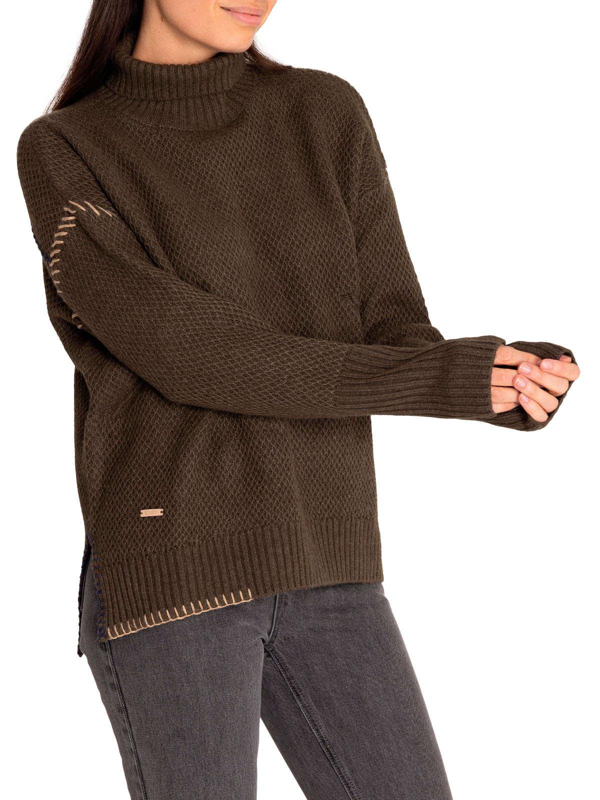 SWEATER CASHMERE MUJER ANIS VERDE ROCKFORD - 6