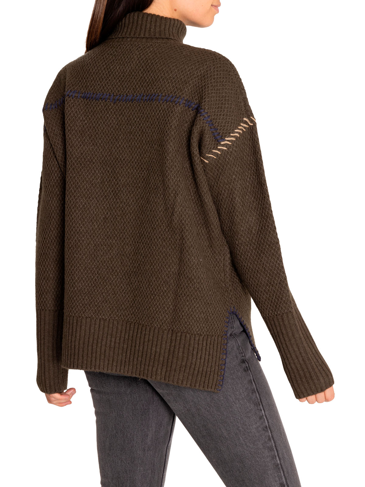 SWEATER CASHMERE MUJER ANIS VERDE ROCKFORD - 7