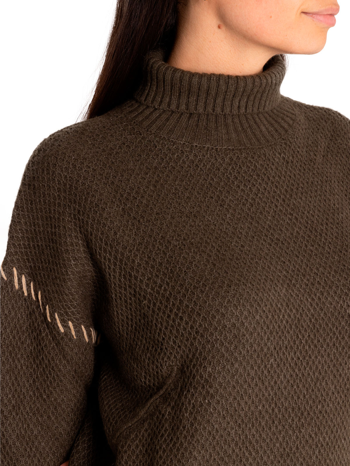 SWEATER CASHMERE MUJER ANIS VERDE ROCKFORD - 8