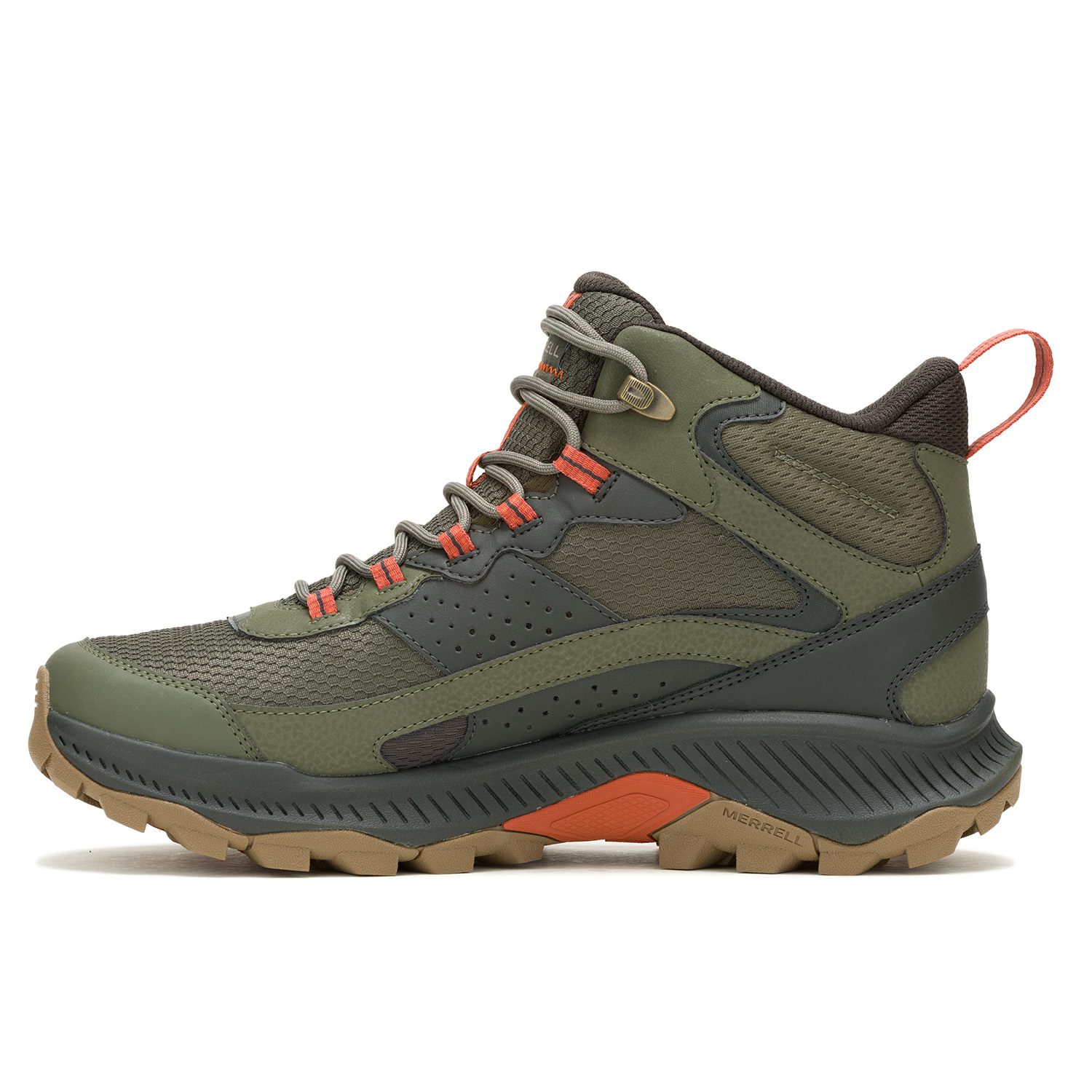 BOTÍN IMPERMEABLE HOMBRE SPEED STRIKE2 WP OLIVA MERRELL - 4