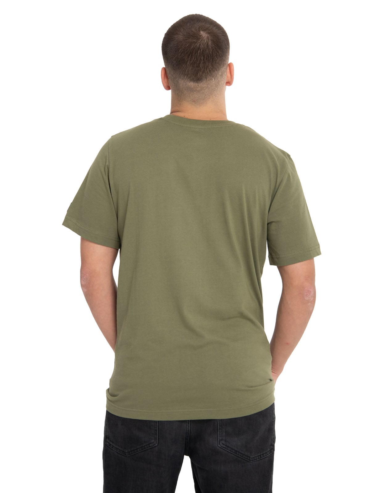 POLERA MANGA CORTA HOMBRE ESSENTIAL S/S TEE VERDE CAT - 4