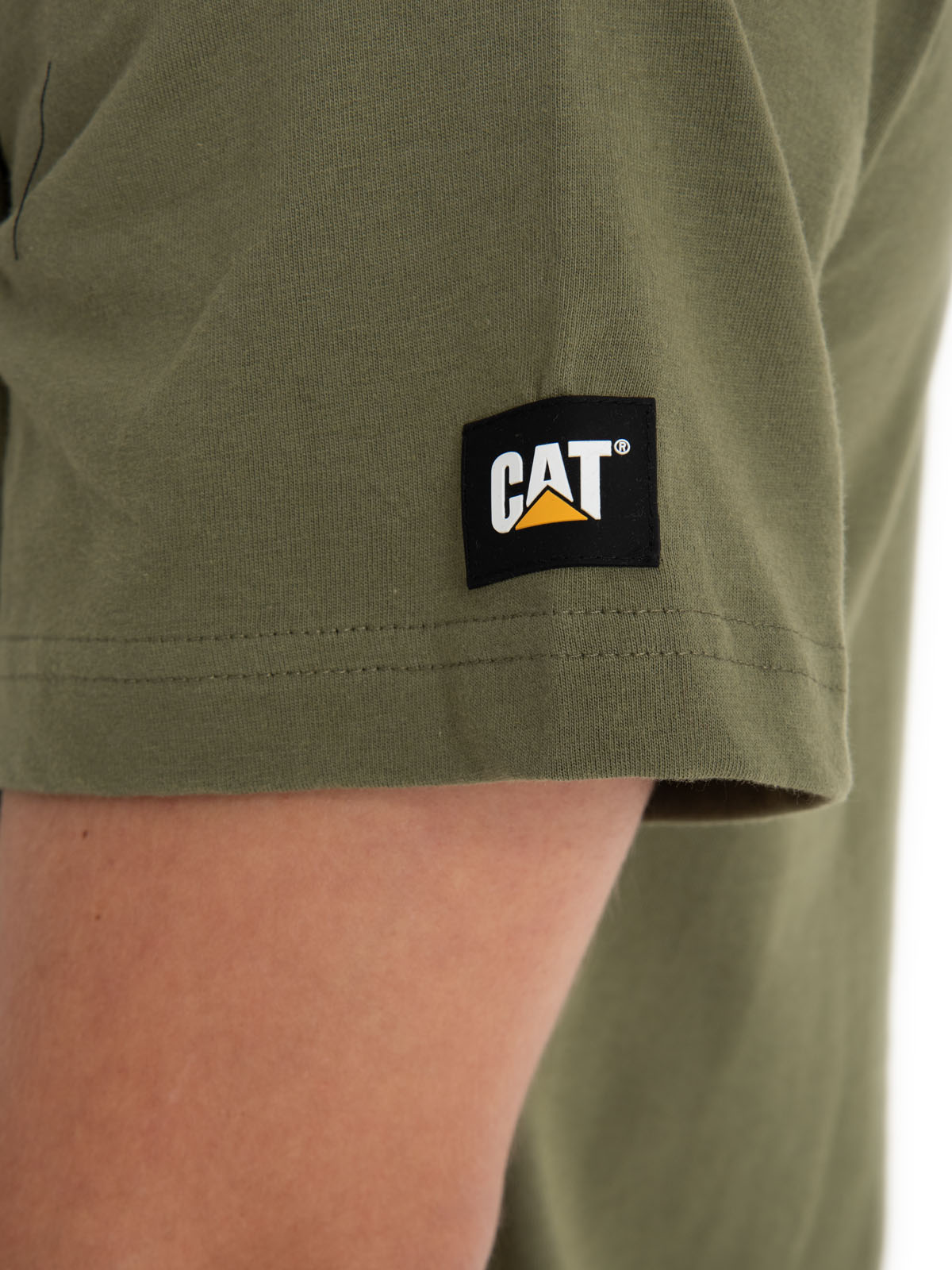 POLERA MANGA CORTA HOMBRE ESSENTIAL S/S TEE VERDE CAT - 5