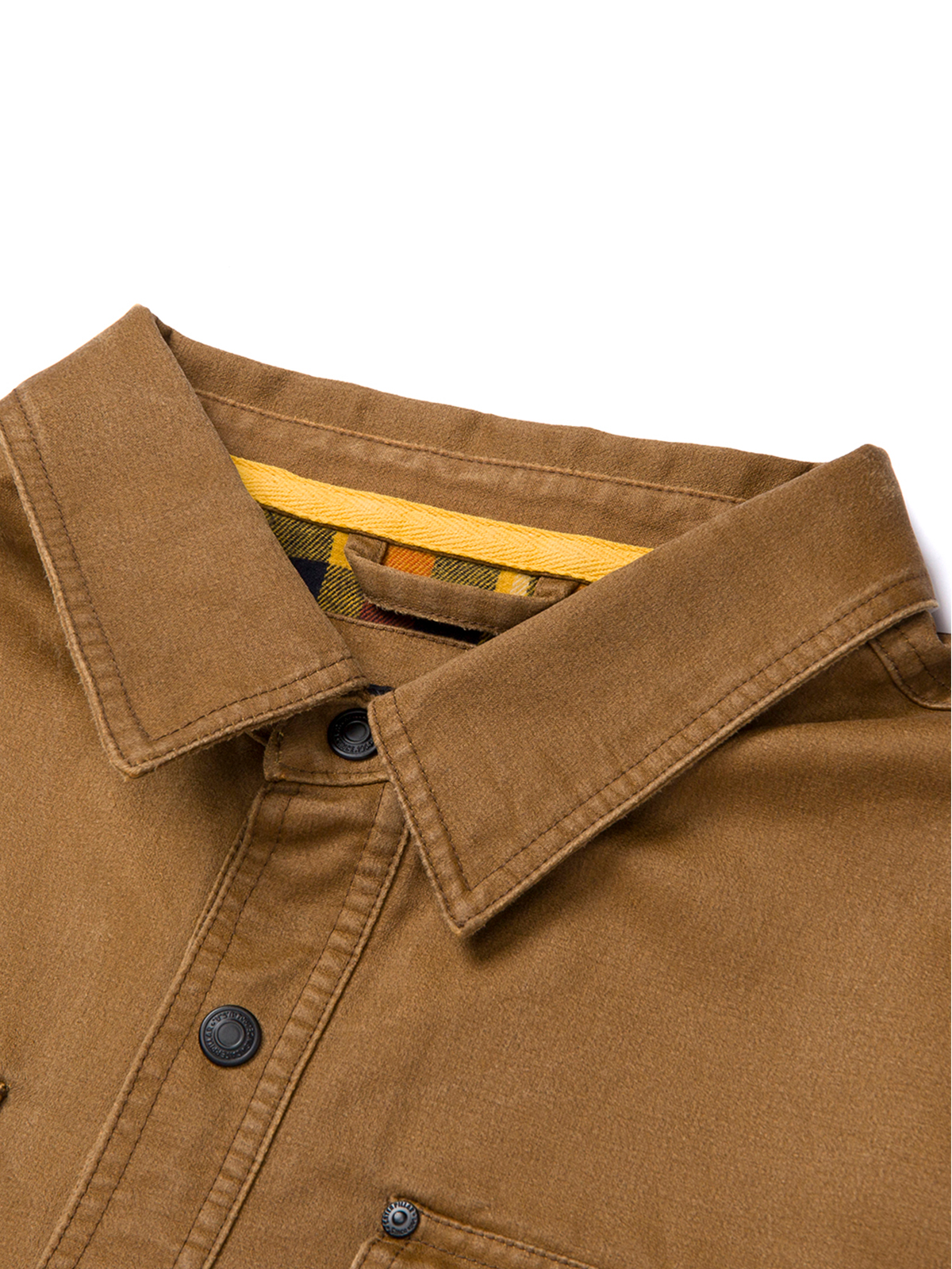 CHAQUETA HOMBRE WAXED COTTON SHIRT JAC CAFÉ CAT - 8