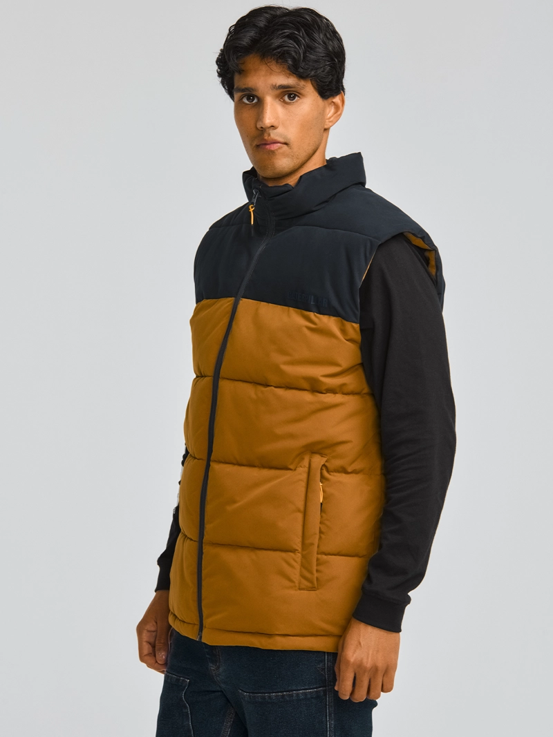 CHAQUETA SIN MANGA HOMBRE ARCTIC ZONE VEST CAFÉ CAT - 2