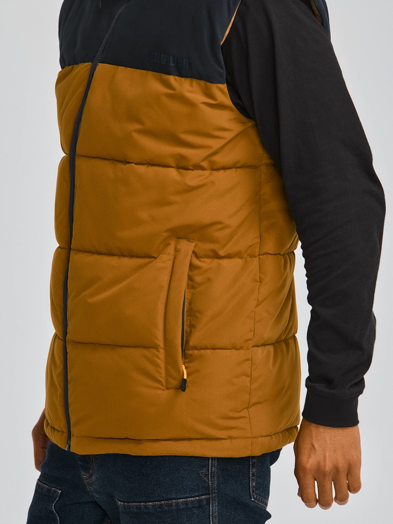 CHAQUETA SIN MANGA HOMBRE ARCTIC ZONE VEST CAFÉ CAT - 4