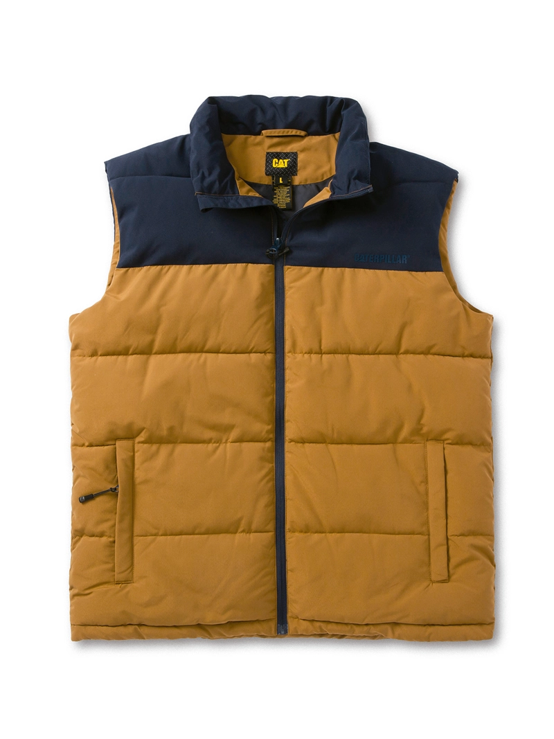 CHAQUETA SIN MANGA HOMBRE ARCTIC ZONE VEST CAFÉ CAT - 6