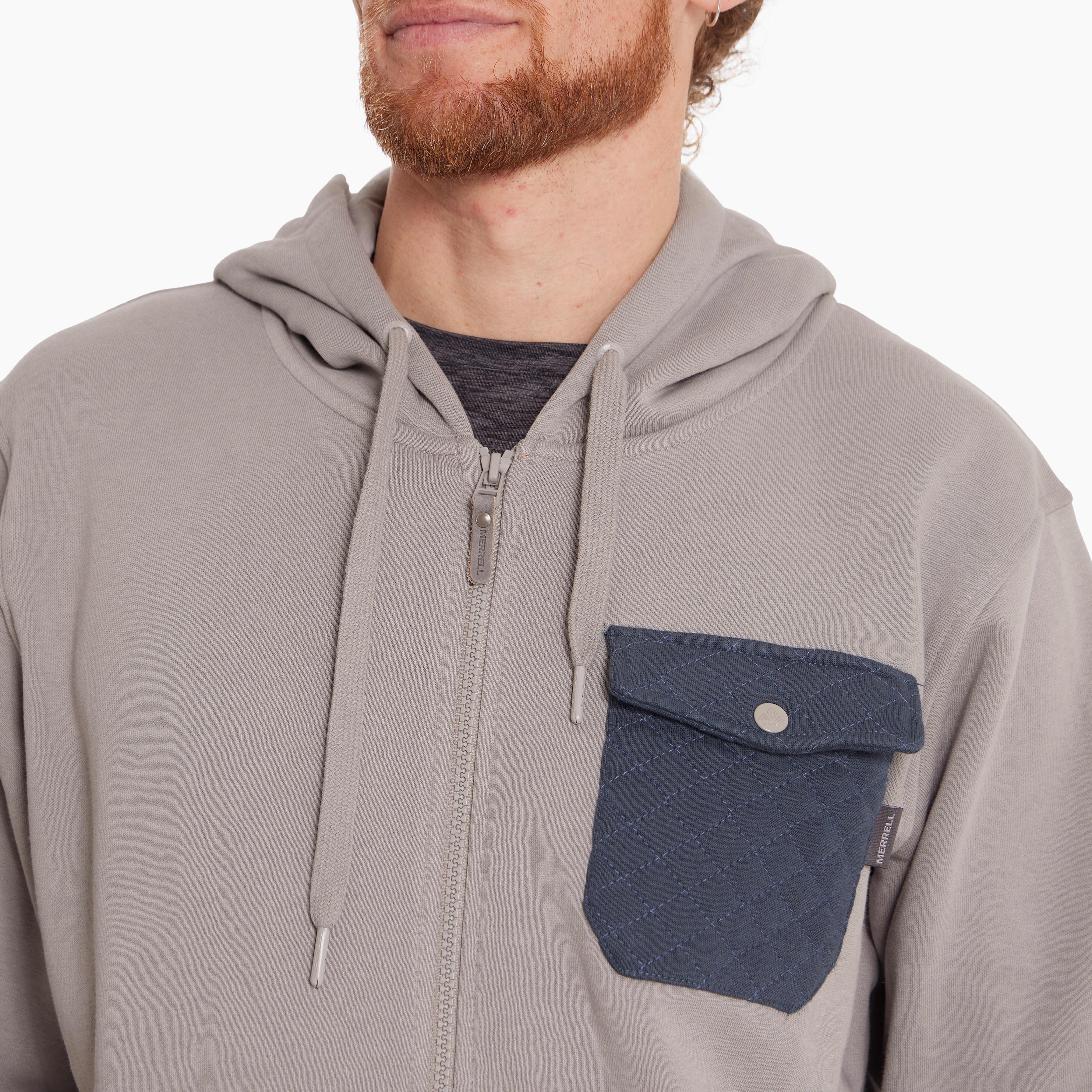 POLERÓN OUTDOOR HOMBRE MERRELL BTD-06 RIPSTOP GRIS COYOTE SWEATSHIRT - 6
