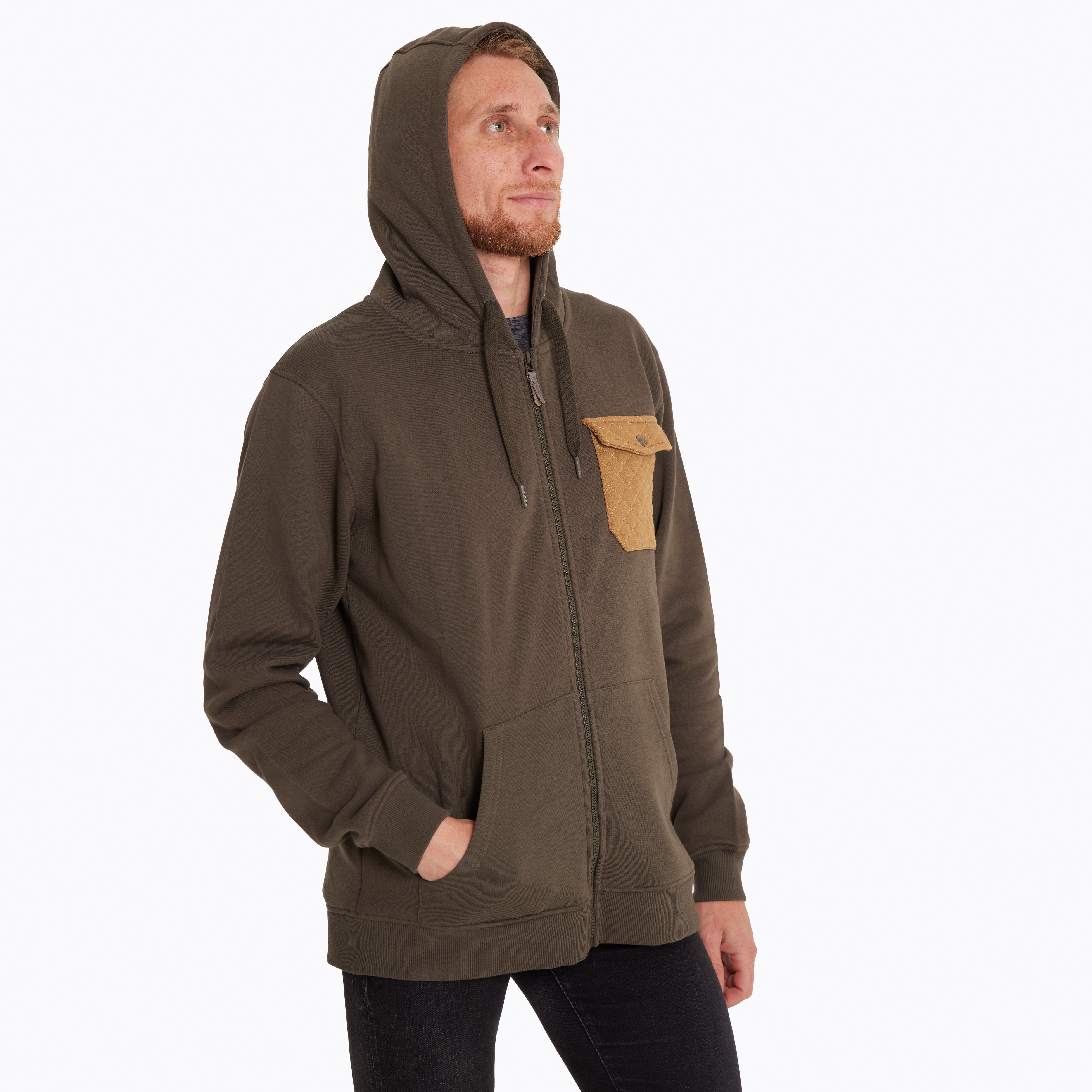 POLERÓN HOMBRE MERRELL PPH-110 ALGODÓN CAFÉ COYOTE SWEATSHIRT - 4