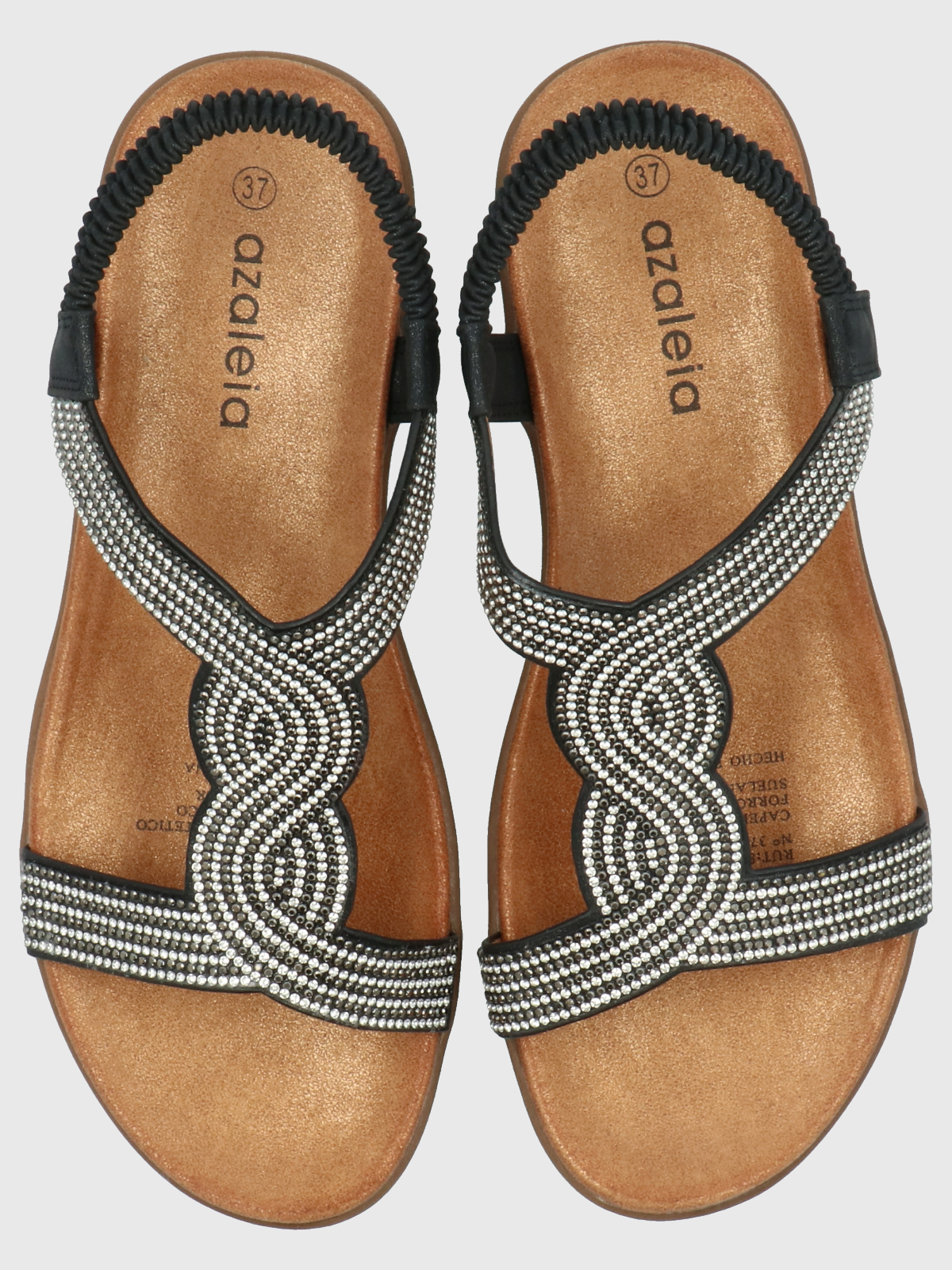 SANDALIAS MUJER AZALEIA NEGRO RICCARDO - 7