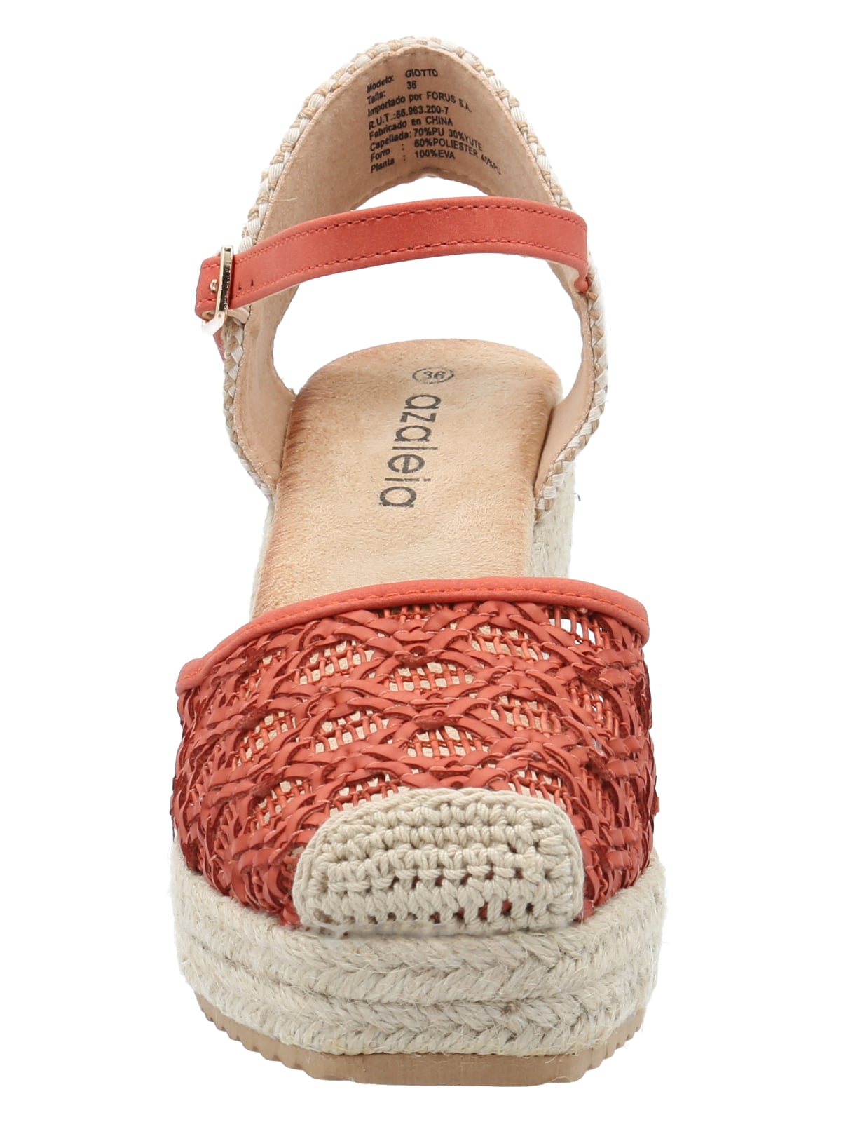 SANDALIAS MUJER AZALEIA GIOTTO LADRILLO - 4