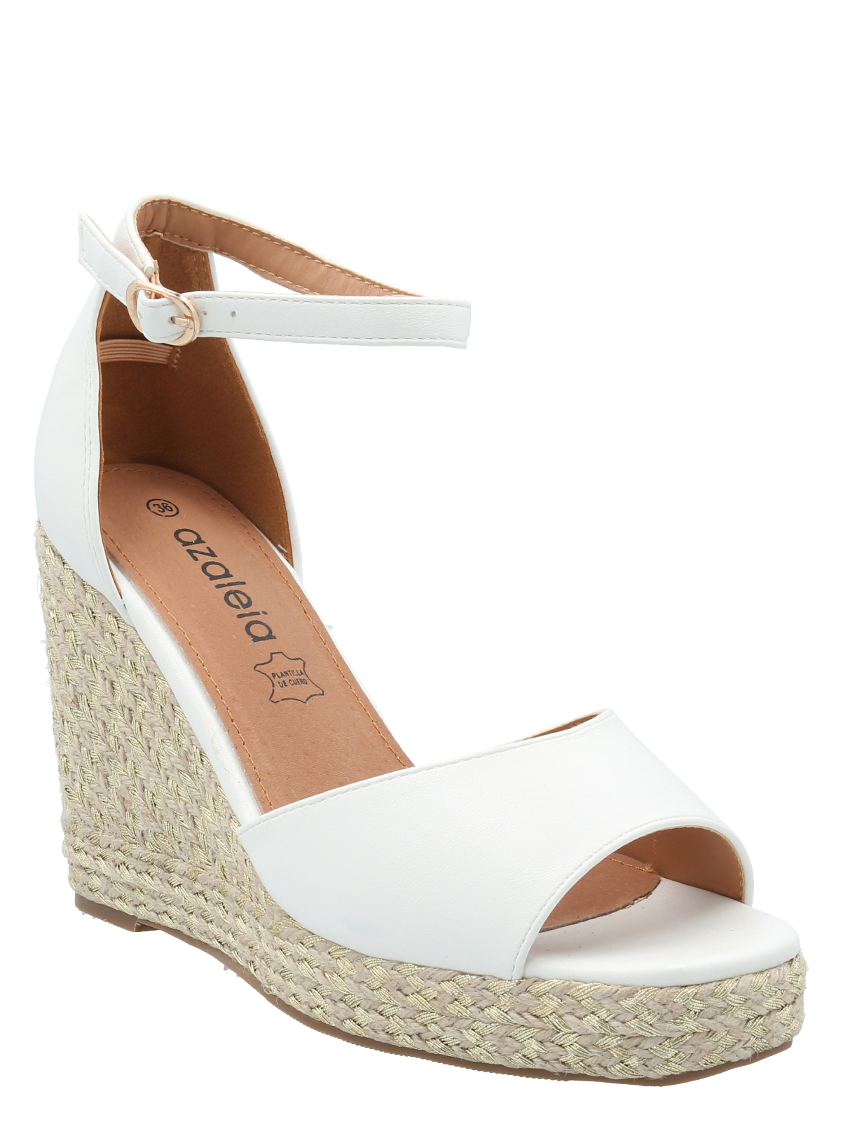 SANDALIAS MUJER AZALEIA BLANCO GIUSEPPE - 1