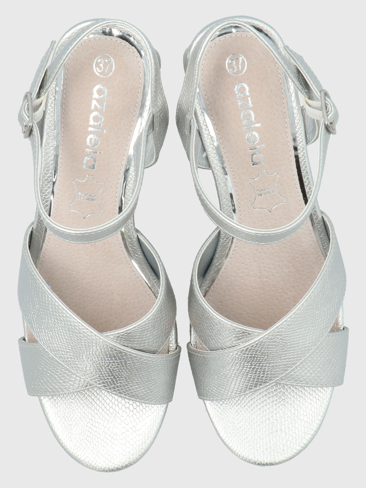SANDALIAS MUJER AZALEIA PLATEADO CRISTIANA - 7