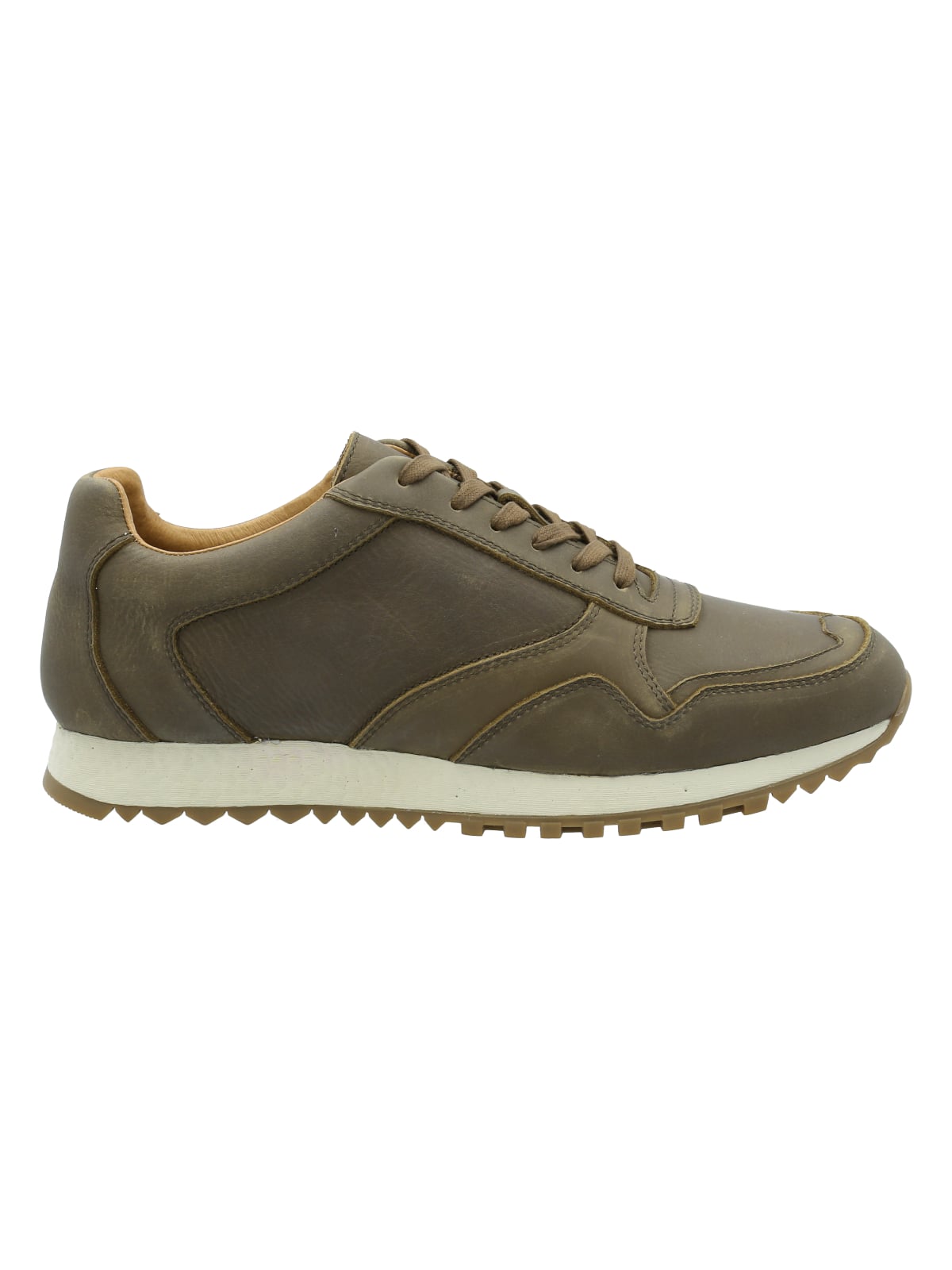 ZAPATILLAS HOMBRE ROCKFORD CASUALES OLIVA FLEIR CUERO - 1