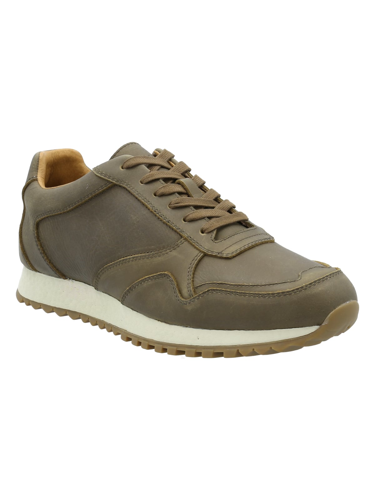 ZAPATILLAS HOMBRE ROCKFORD CASUALES OLIVA FLEIR CUERO - 2
