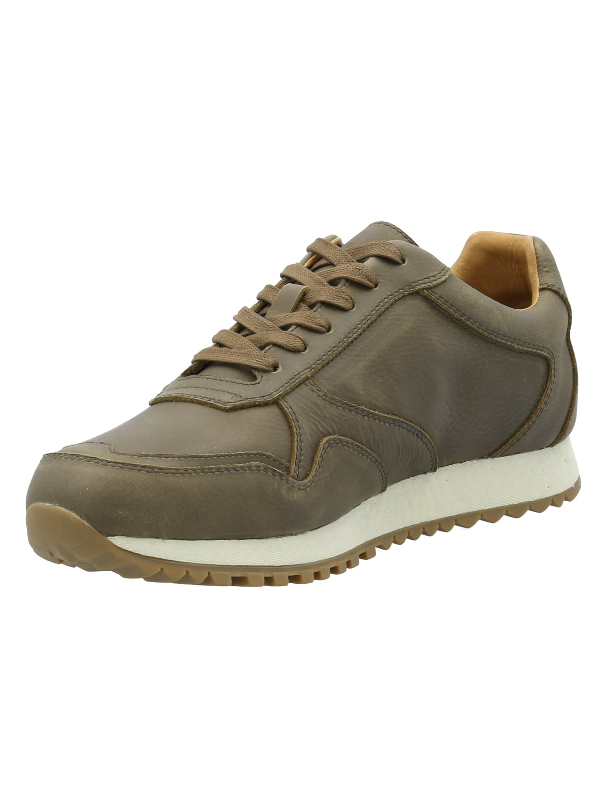 ZAPATILLAS HOMBRE ROCKFORD CASUALES OLIVA FLEIR CUERO - 4