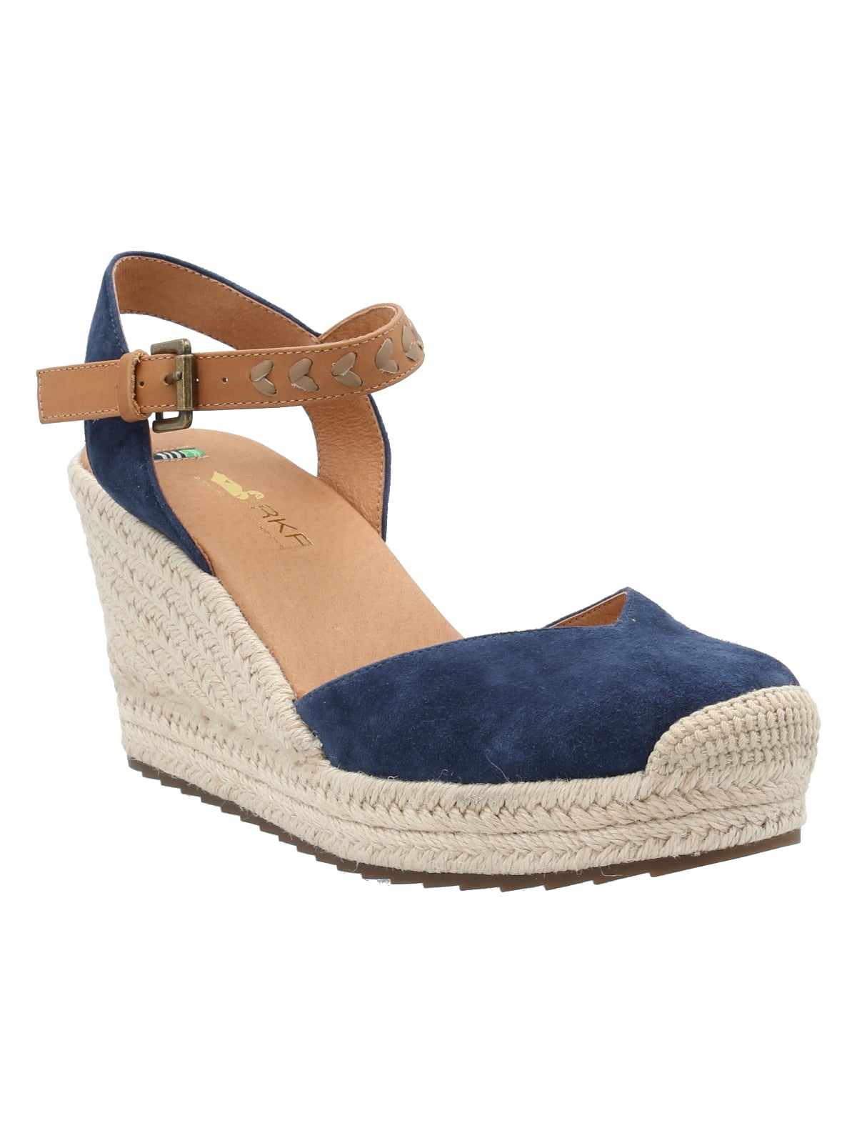 ALPARGATA CUERO MUJER LIS AZUL ROCKFORD - 2