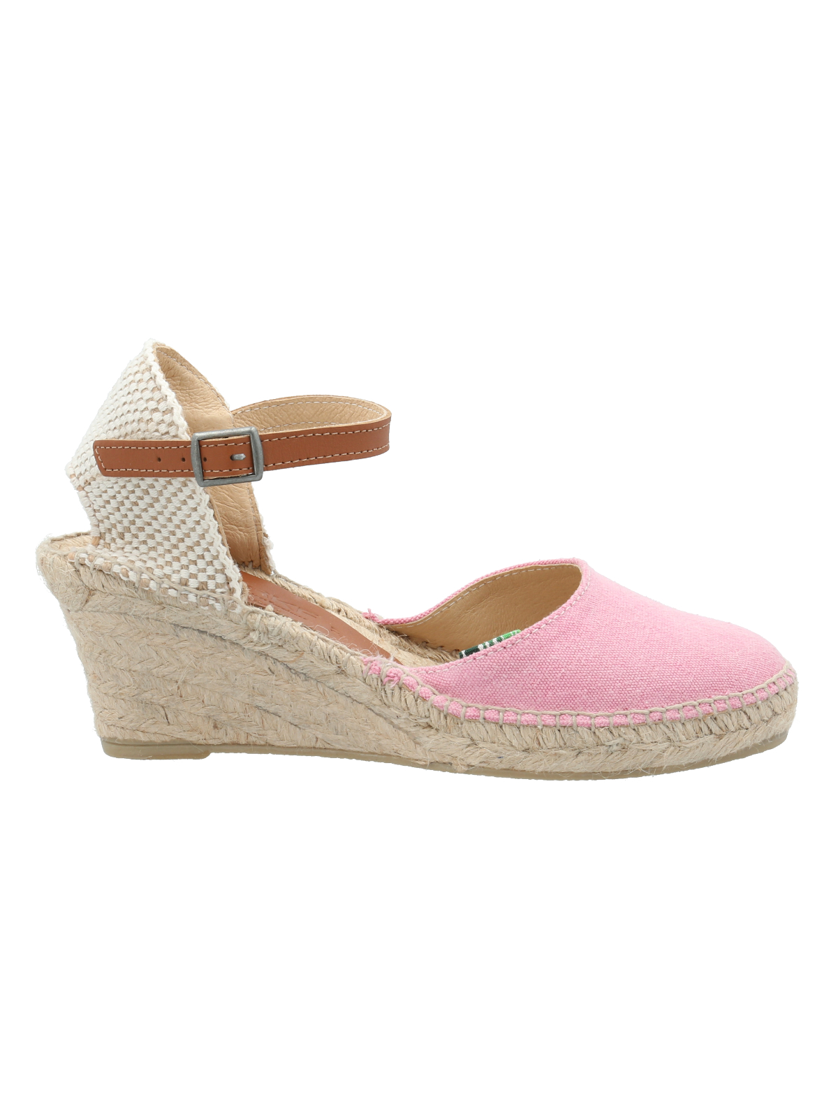 ALPARGATAS MUJER ROCKFORD TEXTIL MONFORTE ROSADO - 1