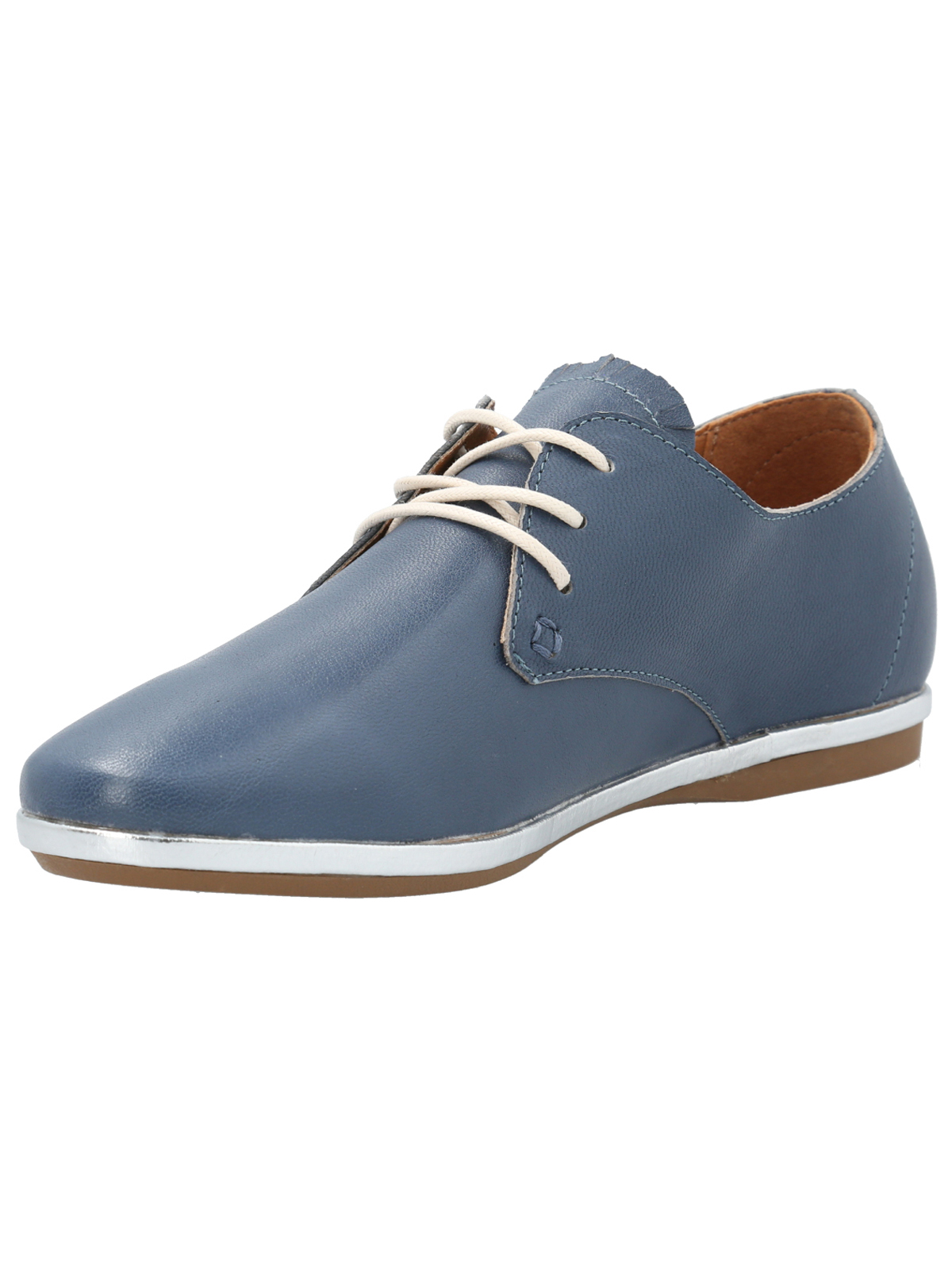 ZAPATO CUERO MUJER PATMOS AZUL ROCKFORD - 4