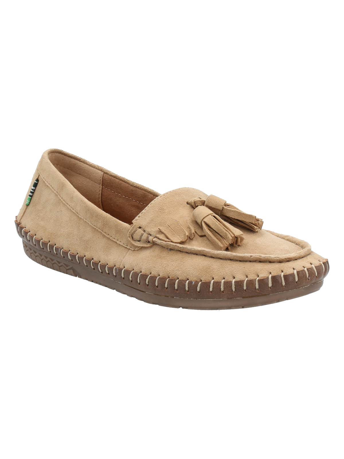 ZAPATO SLIP ON CUERO MUJER PAVIA CAFÉ ROCKFORD - 2
