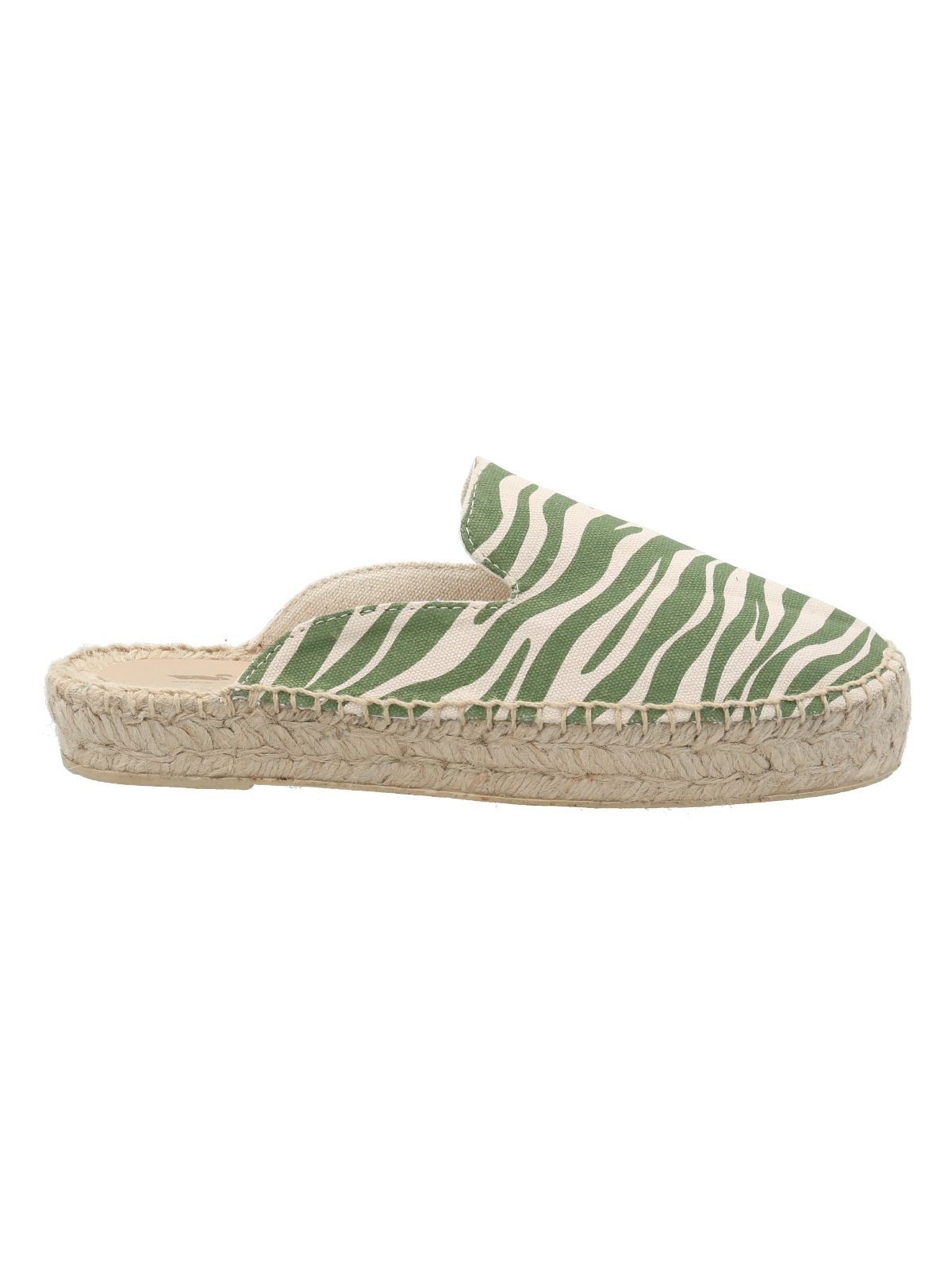 ALPARGATAS MUJER ROCKFORD TEXTIL NERA HI VERDE - 1