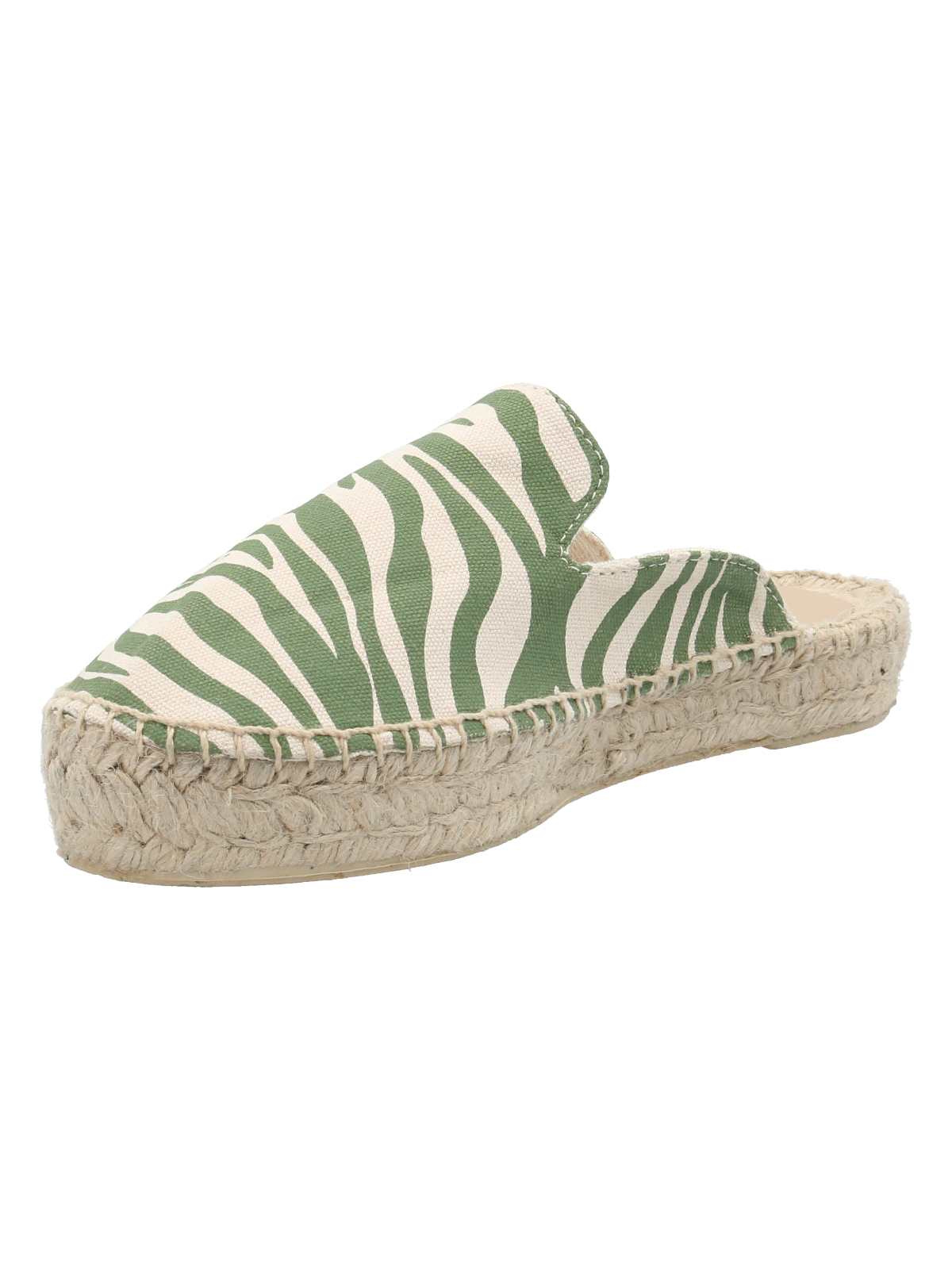 ALPARGATAS MUJER ROCKFORD TEXTIL NERA HI VERDE - 4
