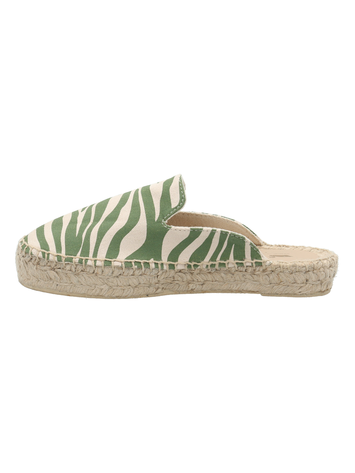 ALPARGATAS MUJER ROCKFORD TEXTIL NERA HI VERDE - 5