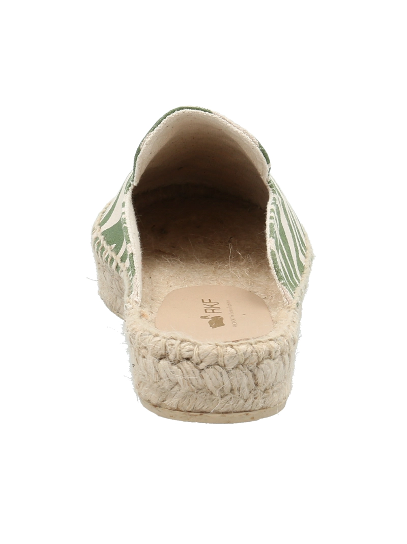 ALPARGATAS MUJER ROCKFORD TEXTIL NERA HI VERDE - 6
