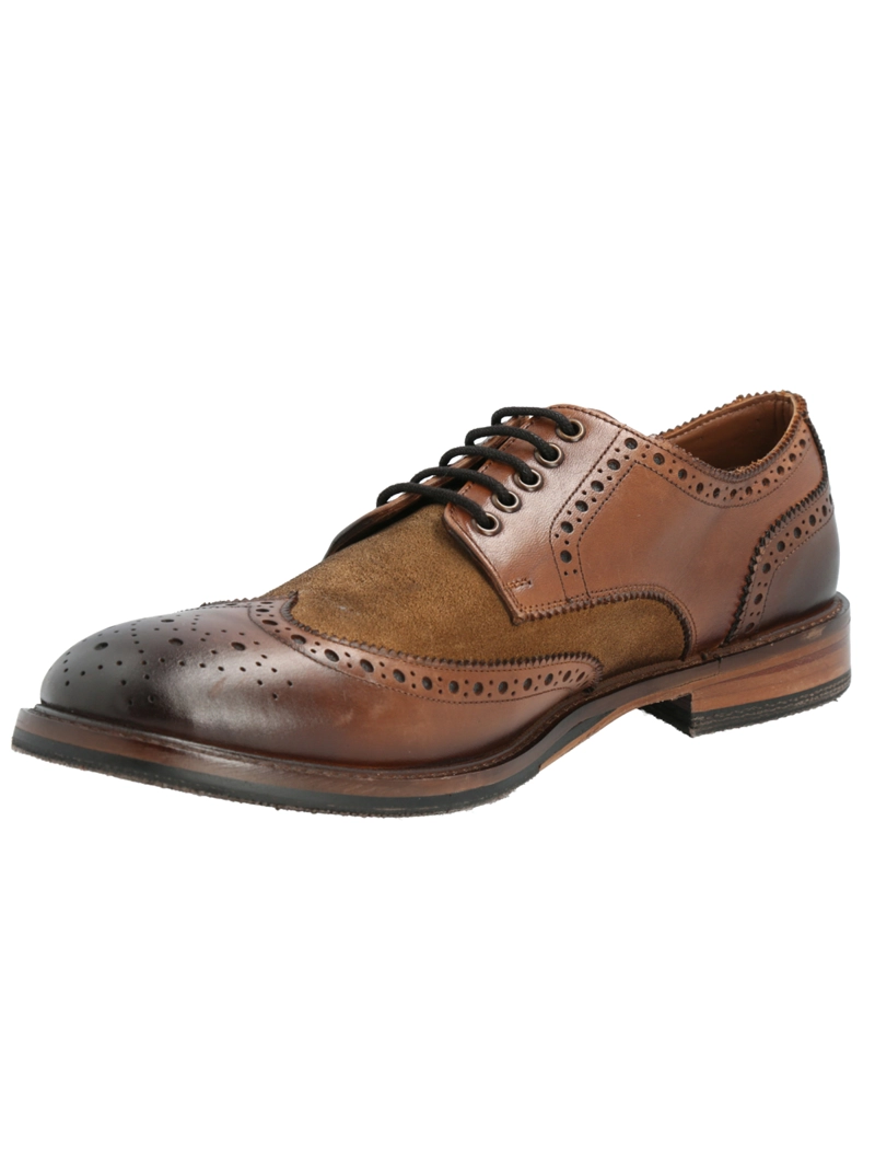 ZAPATO CUERO HOMBRE MONZA CAFÉ ROCKFORD - 4