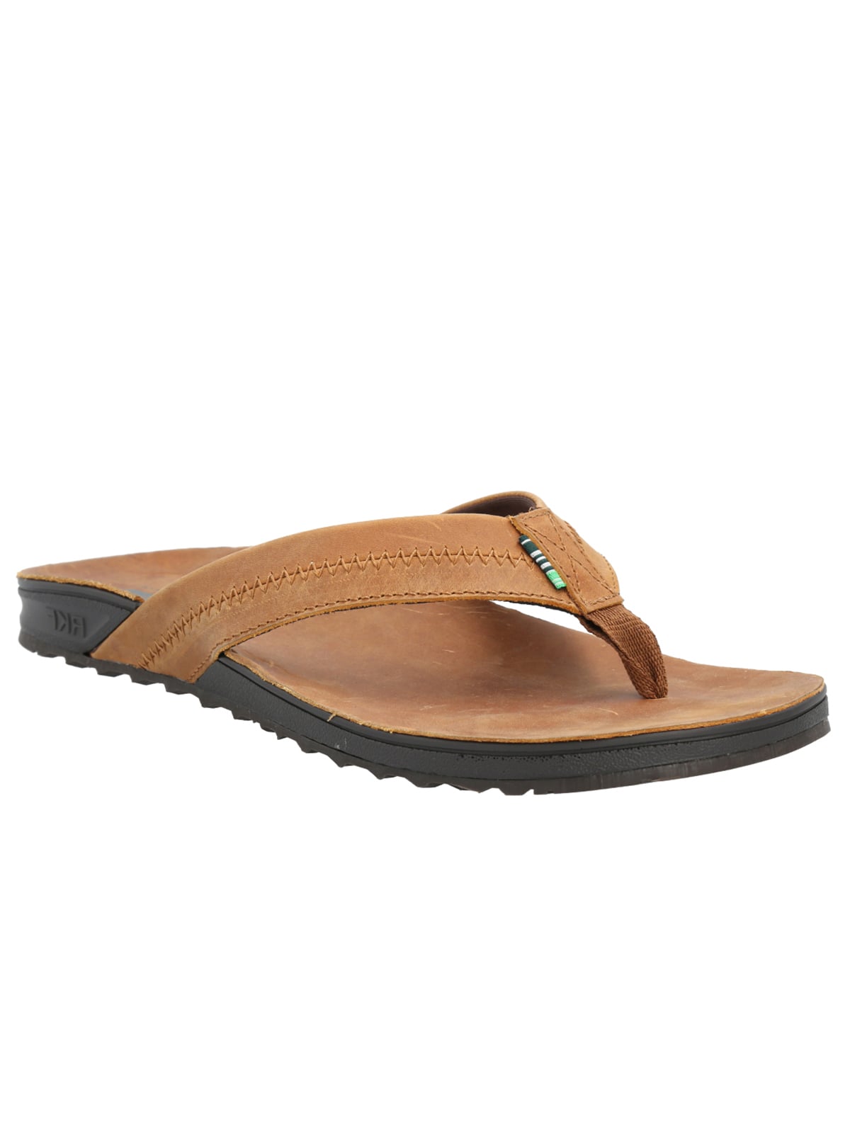 SANDALIAS HOMBRE ROCKFORD CUERO CAFÉ PLAYUS - 2