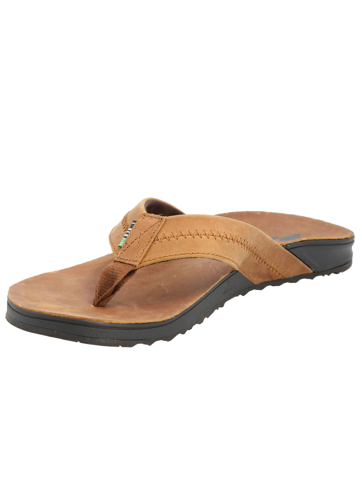 SANDALIAS HOMBRE ROCKFORD CUERO CAFÉ PLAYUS - 4
