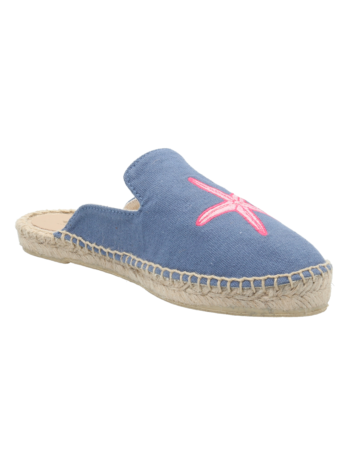 ALPARGATAS MUJER ROCKFORD TEXTIL NERA CELESTE - 2