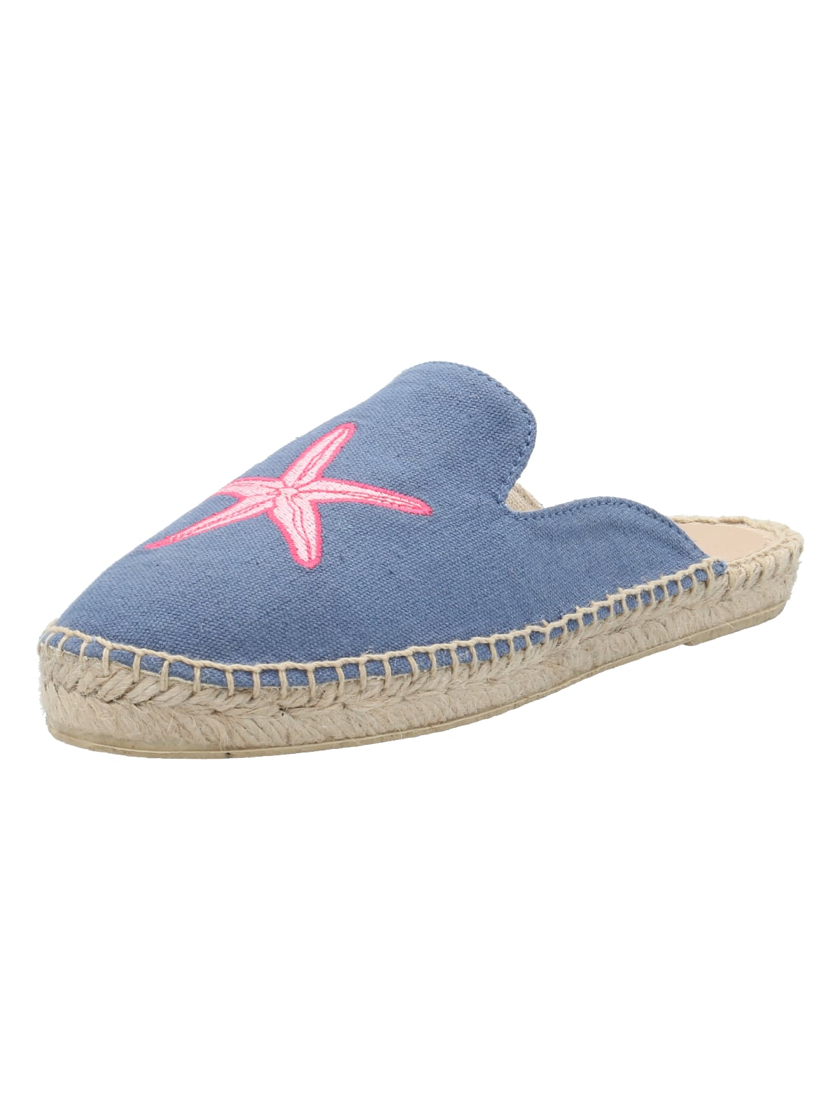 ALPARGATAS MUJER ROCKFORD TEXTIL NERA CELESTE - 4