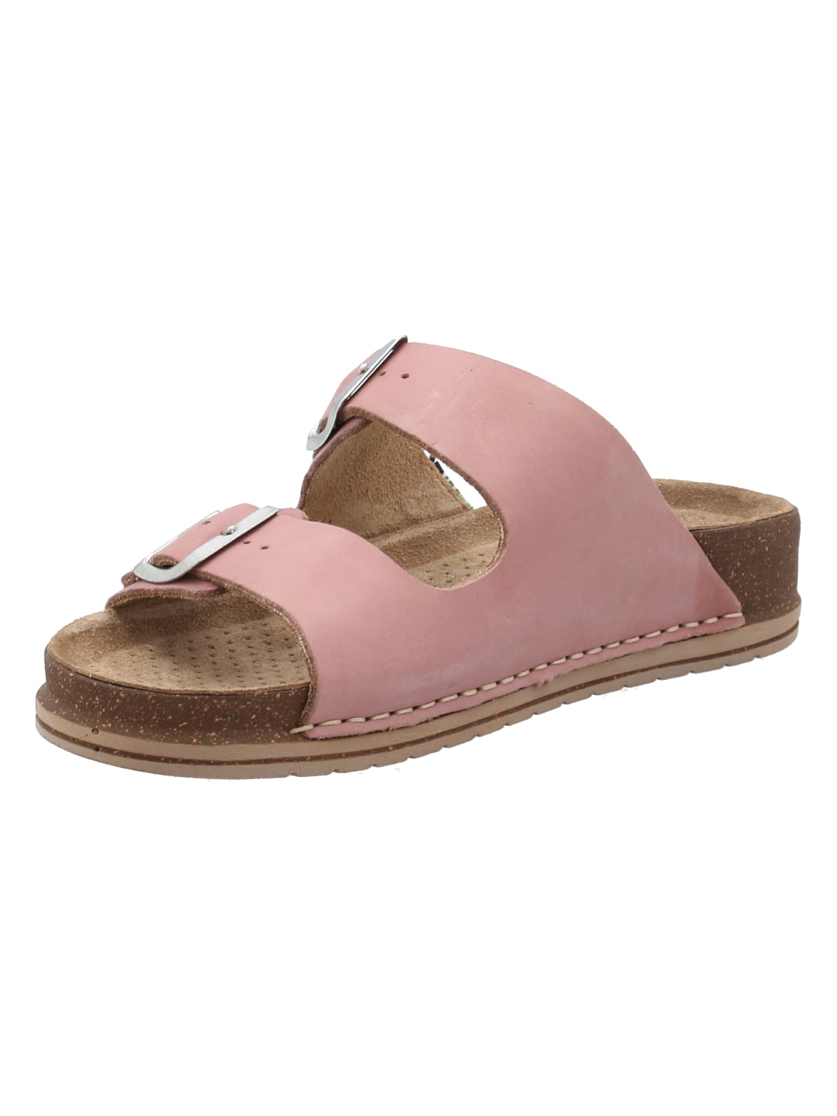 SANDALIAS MUJER ROCKFORD CUERO ROSADO ROSINE - 4