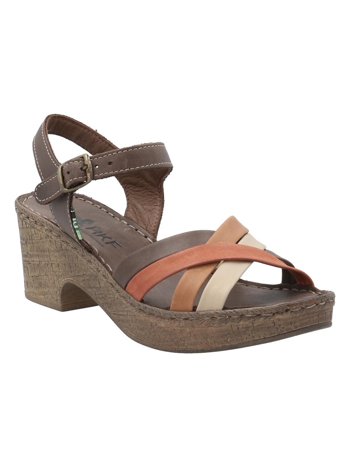 SANDALIAS MUJER ROCKFORD CUERO NARANJO DALIA - 2