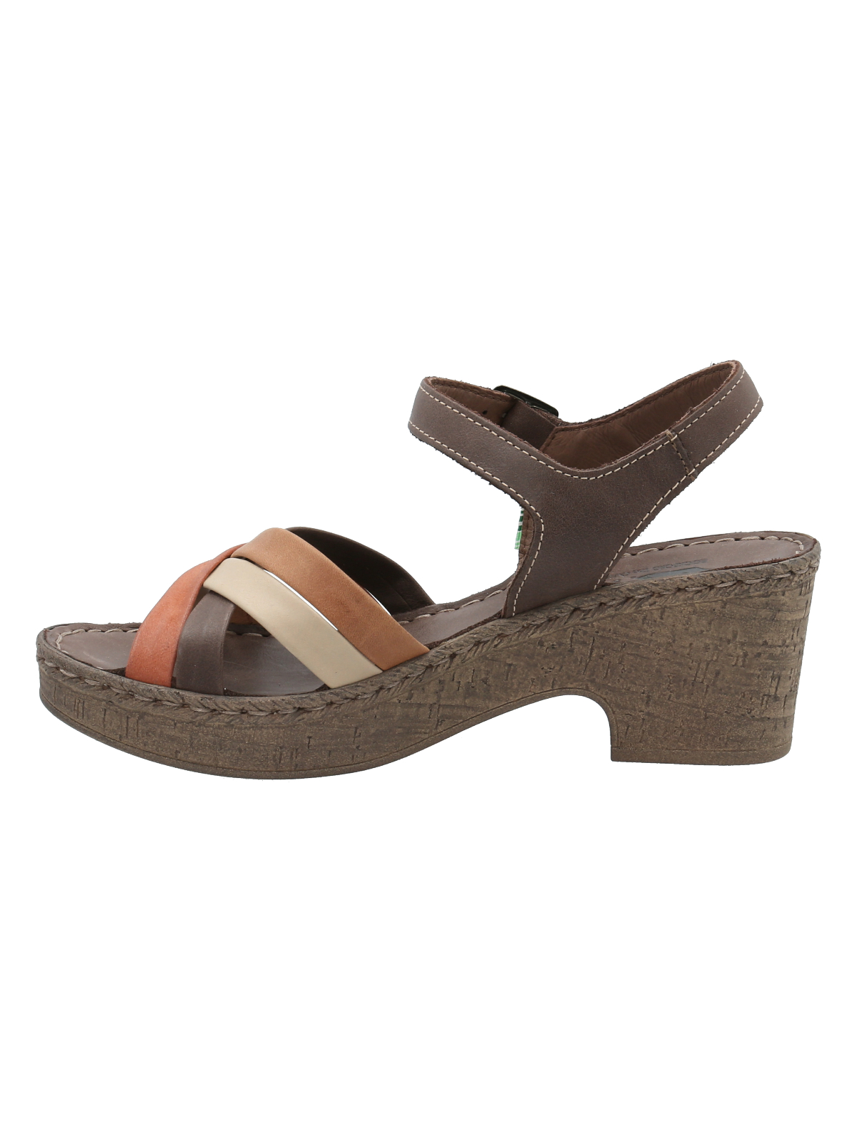 SANDALIAS MUJER ROCKFORD CUERO NARANJO DALIA - 5