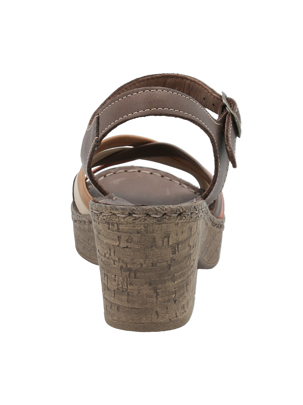 SANDALIAS MUJER ROCKFORD CUERO NARANJO DALIA - 6