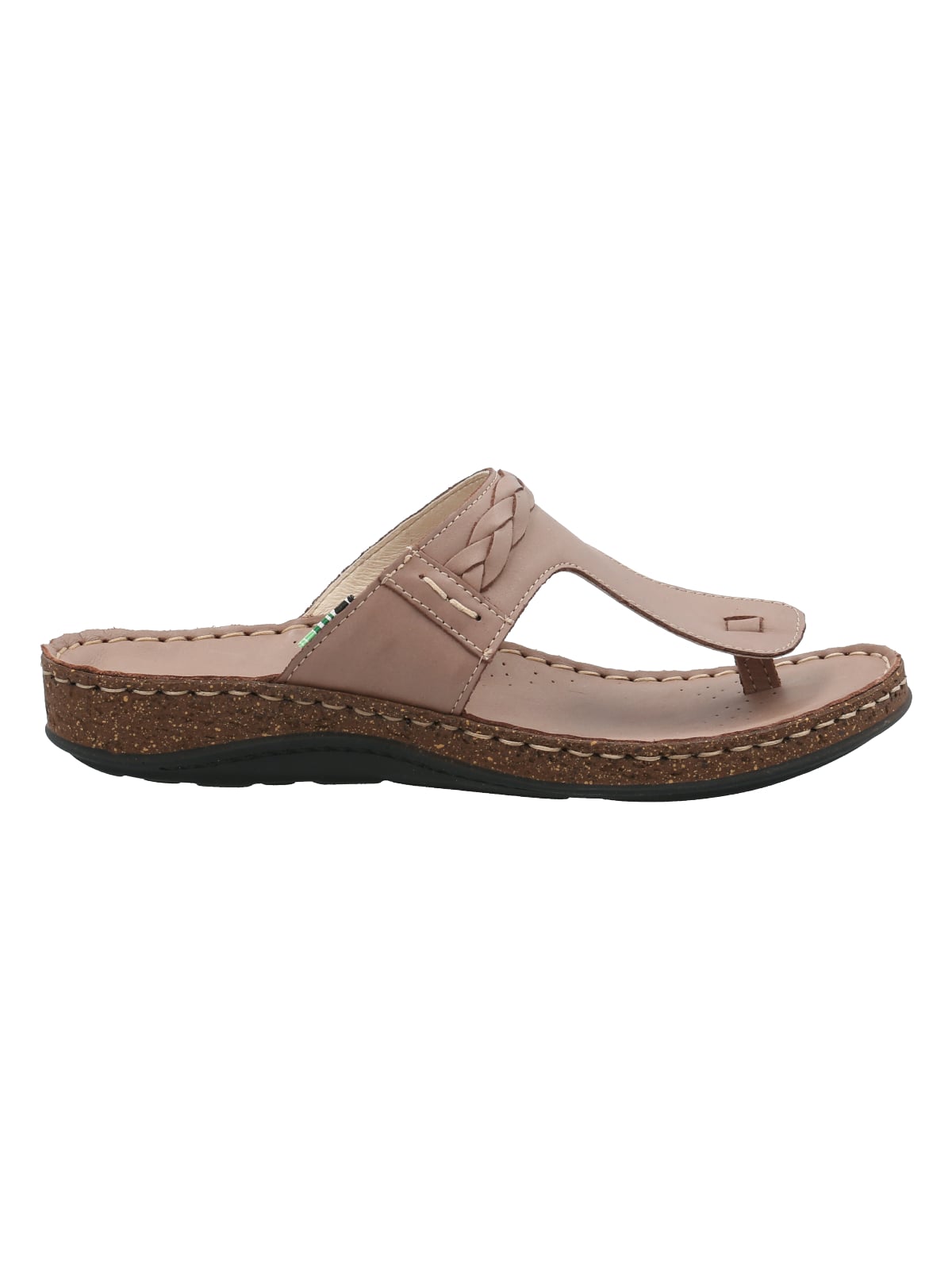 SANDALIAS MUJER ROCKFORD CUERO CAFÉ ABELIA - 1