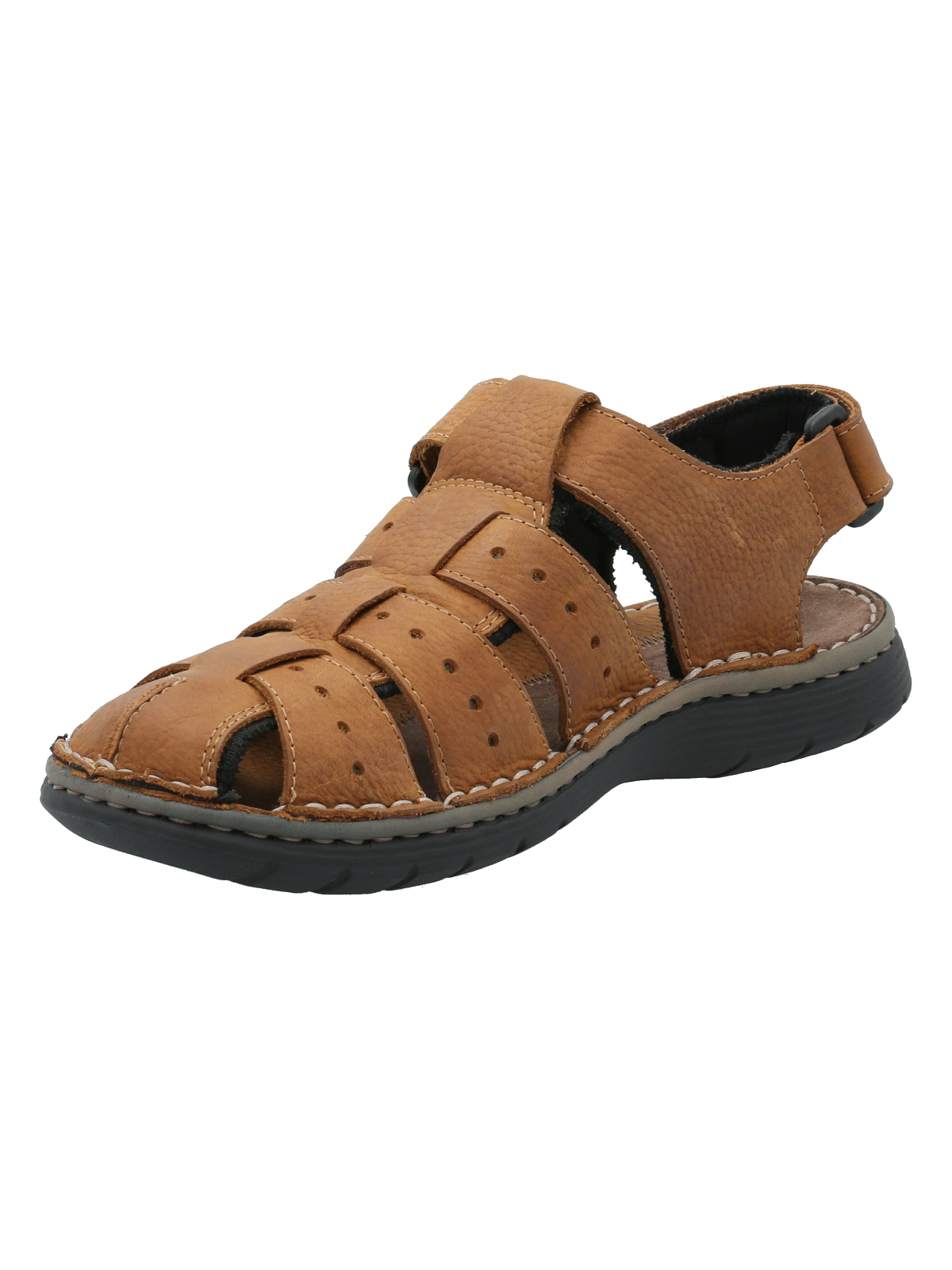 SANDALIAS HOMBRE ROCKFORD CUERO CAFÉ RIQUI - 4