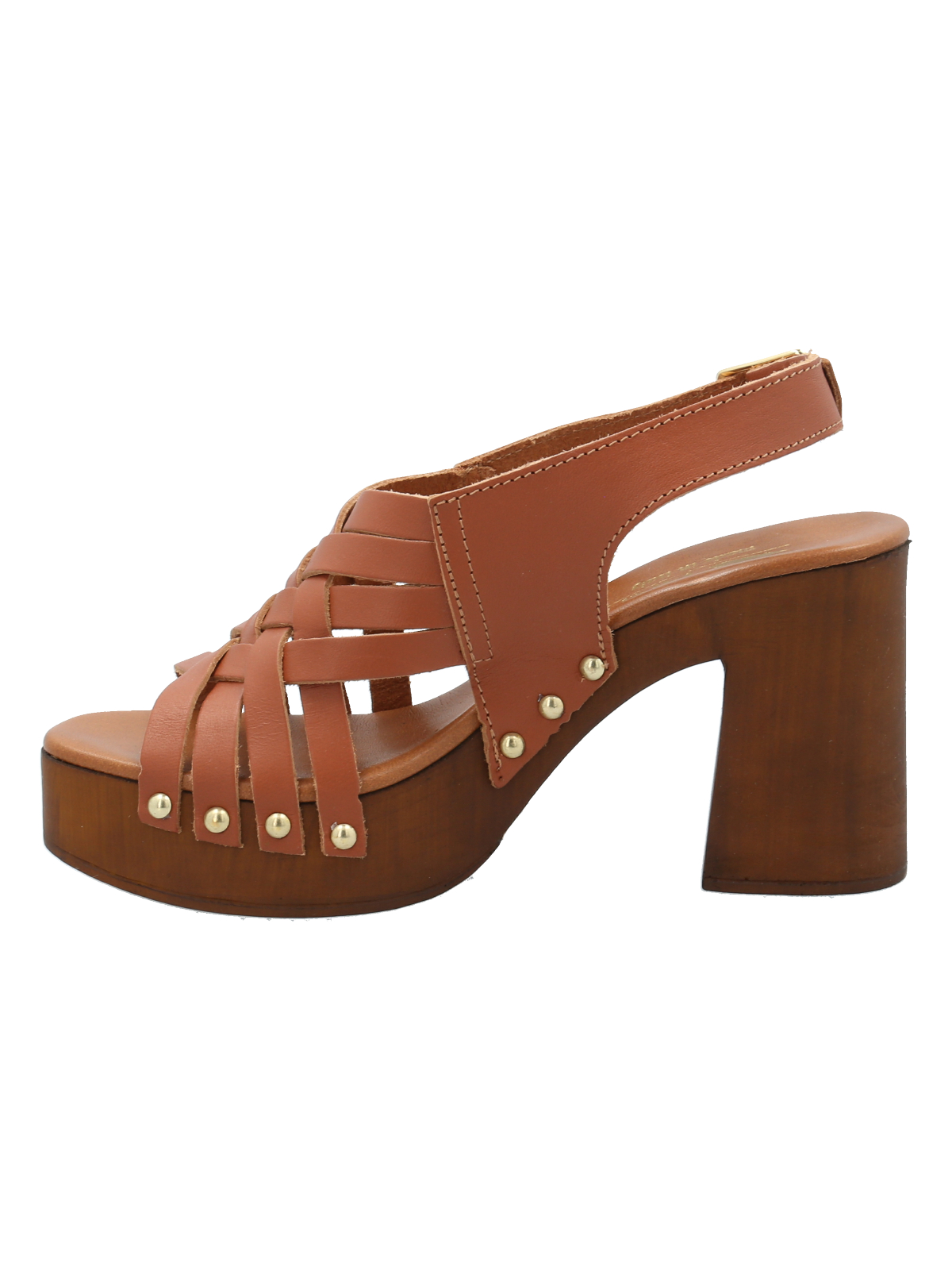 SANDALIAS MUJER ROCKFORD CUERO CAFÉ AZUCENA - 5