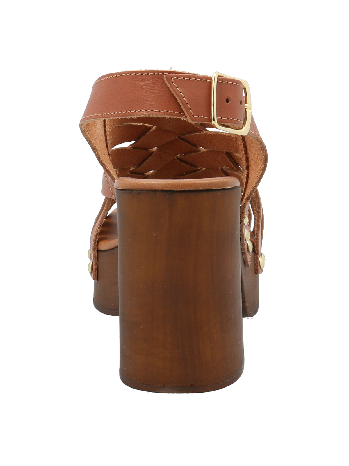 SANDALIAS MUJER ROCKFORD CUERO CAFÉ AZUCENA - 6