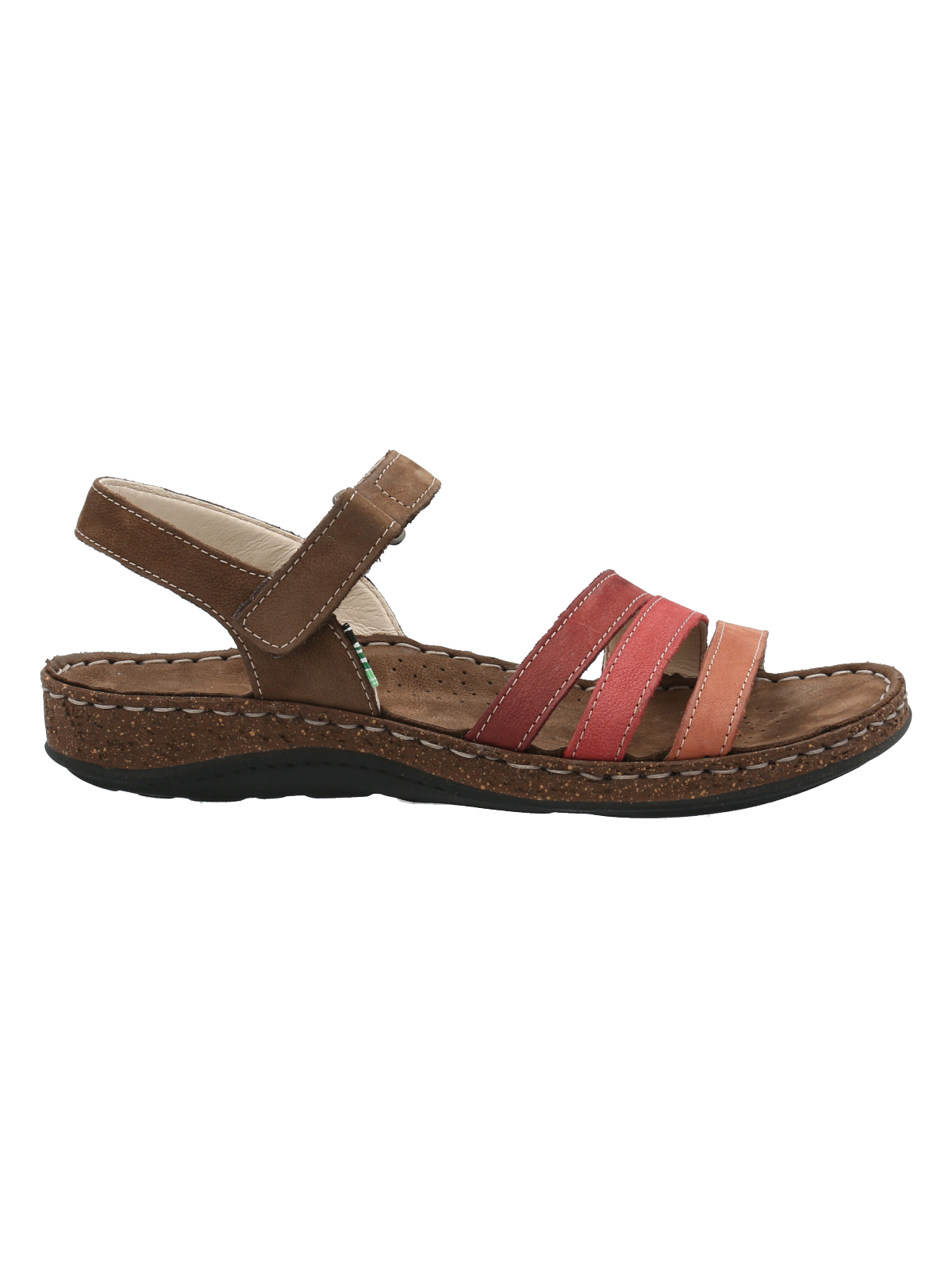 SANDALIAS MUJER ROCKFORD CUERO ROSADO PARKLANDS - 1