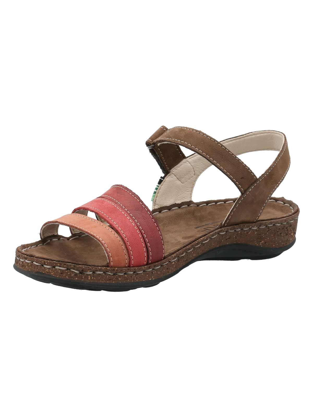 SANDALIAS MUJER ROCKFORD CUERO ROSADO PARKLANDS - 4